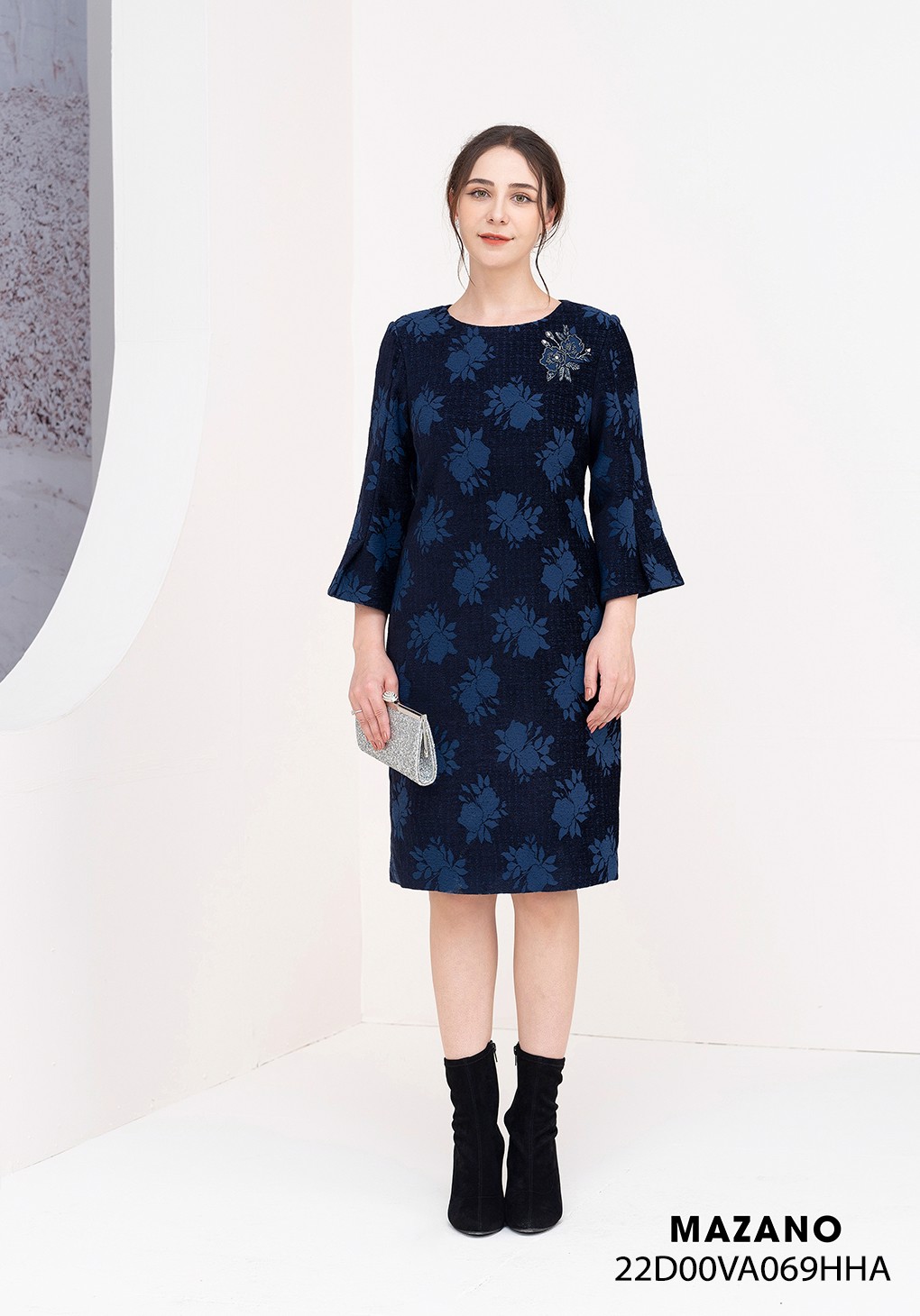 Đầm dạ tewest hoạ tiết cách điệu_thumbnail_2