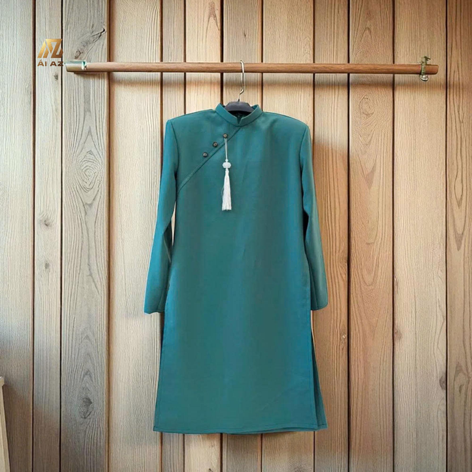 Áo Dài Nam Cách Tân Vài Cotton Hàn-Mặc Tết, Chụp Ảnh KT01_thumbnail_3