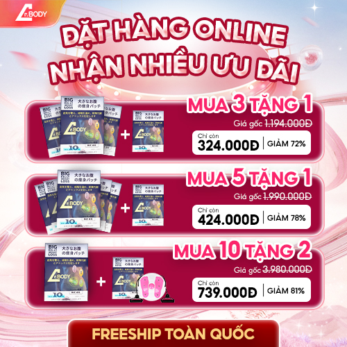 [MUA 3 TẶNG 1] MIẾNG DÁN NGẢI CỨU DR.BODY SIẾT EO ĐỐT CHÁY MỠ BỤNG GIỮ ẤM HIỆU QUẢ (HỘP 10 MIẾNG)