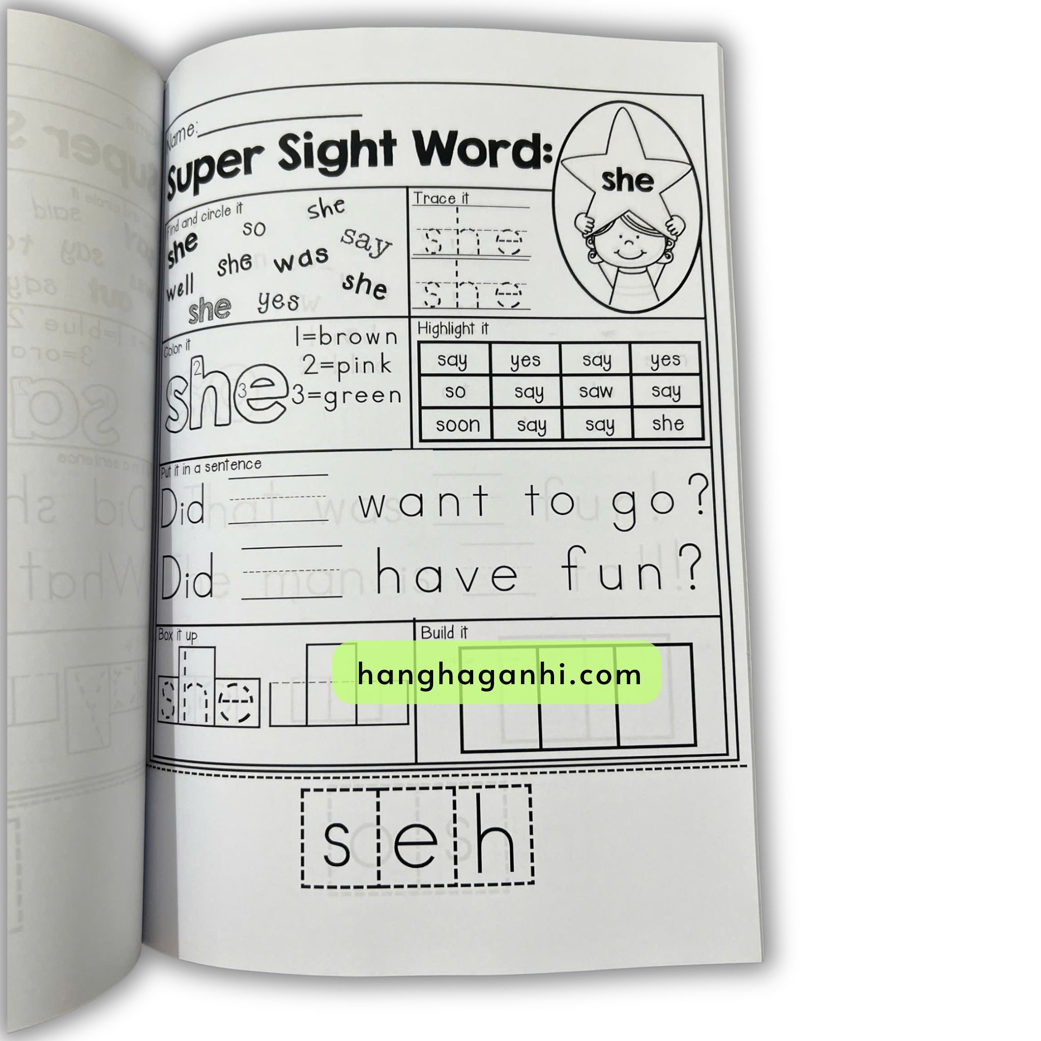 Sight Word Super Stars bộ 5 quyển 5 cấp độ_thumbnail_15