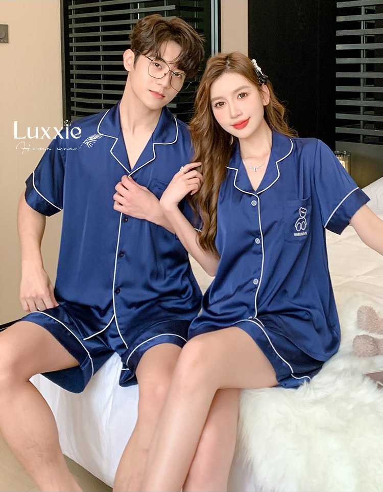 N39C Pijama Lụa túi gấu cộc tay quần đùi_thumbnail_13