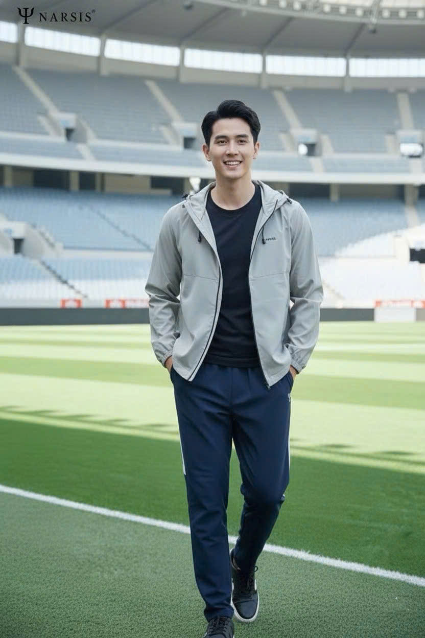 Áo Khoác Gió Nam Narsis 1 Lớp, Chống Nắng, Chống Gió, Phong Cách Trẻ Trung - D25002