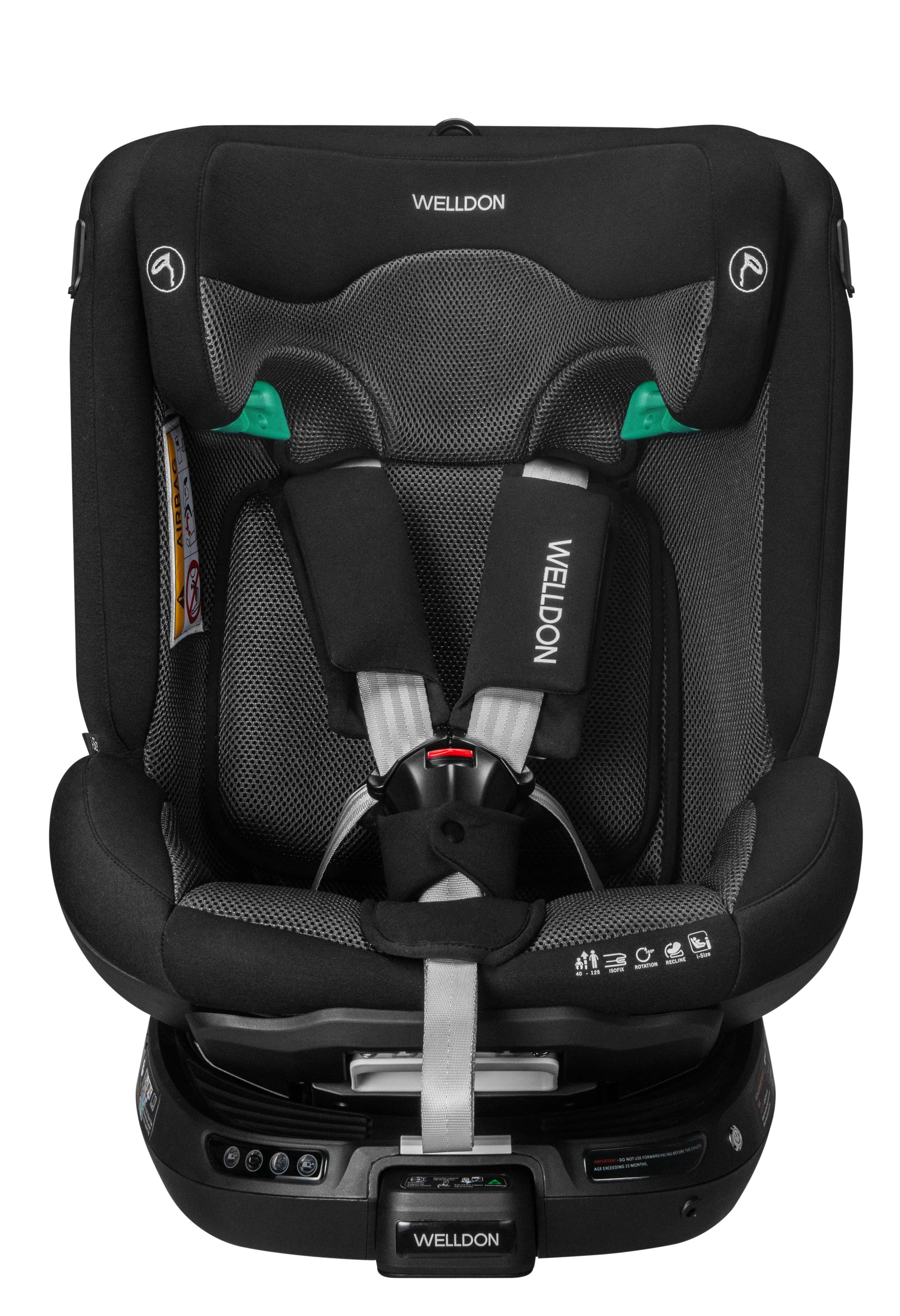 Ghế ngồi an toàn trên ô tô cho trẻ em Welldon Smart Rotate 2 Pro+ 40-125cm  [NHẬP CODE 