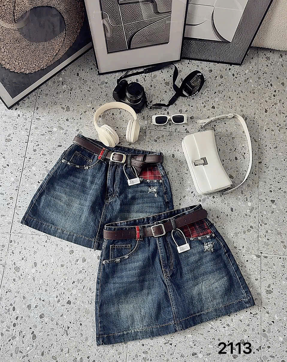 BIGSIZE NỮ- Chân váy jean túi caro T-JV2113_thumbnail_4