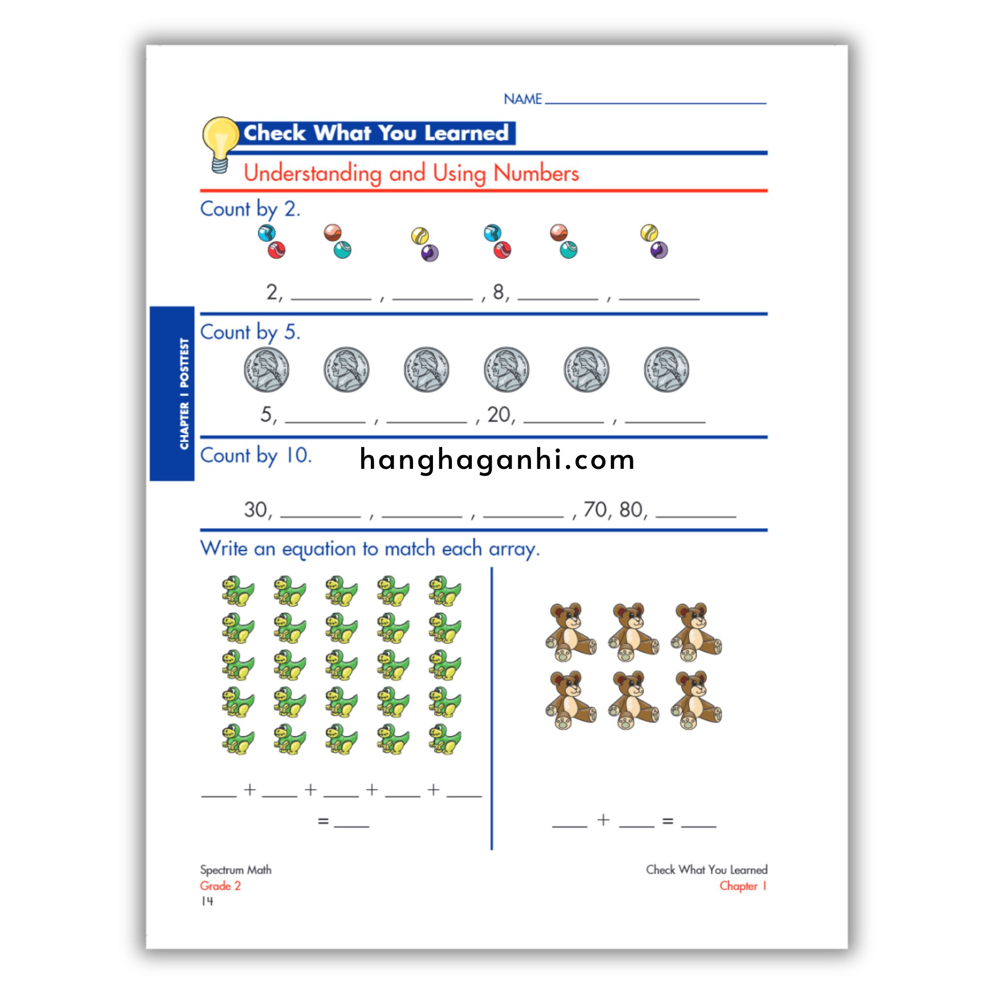 Spectrum Math Workbook Grade 2- Sách Toán Tiếng Anh cho bé lớp 2_thumbnail_5