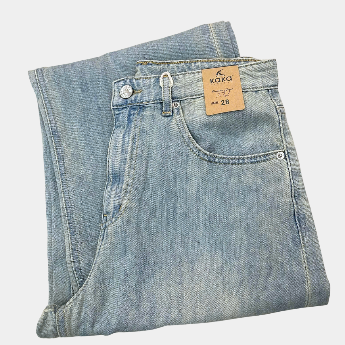 Quần Jean ống rộng Basic Túi trơn_thumbnail_15