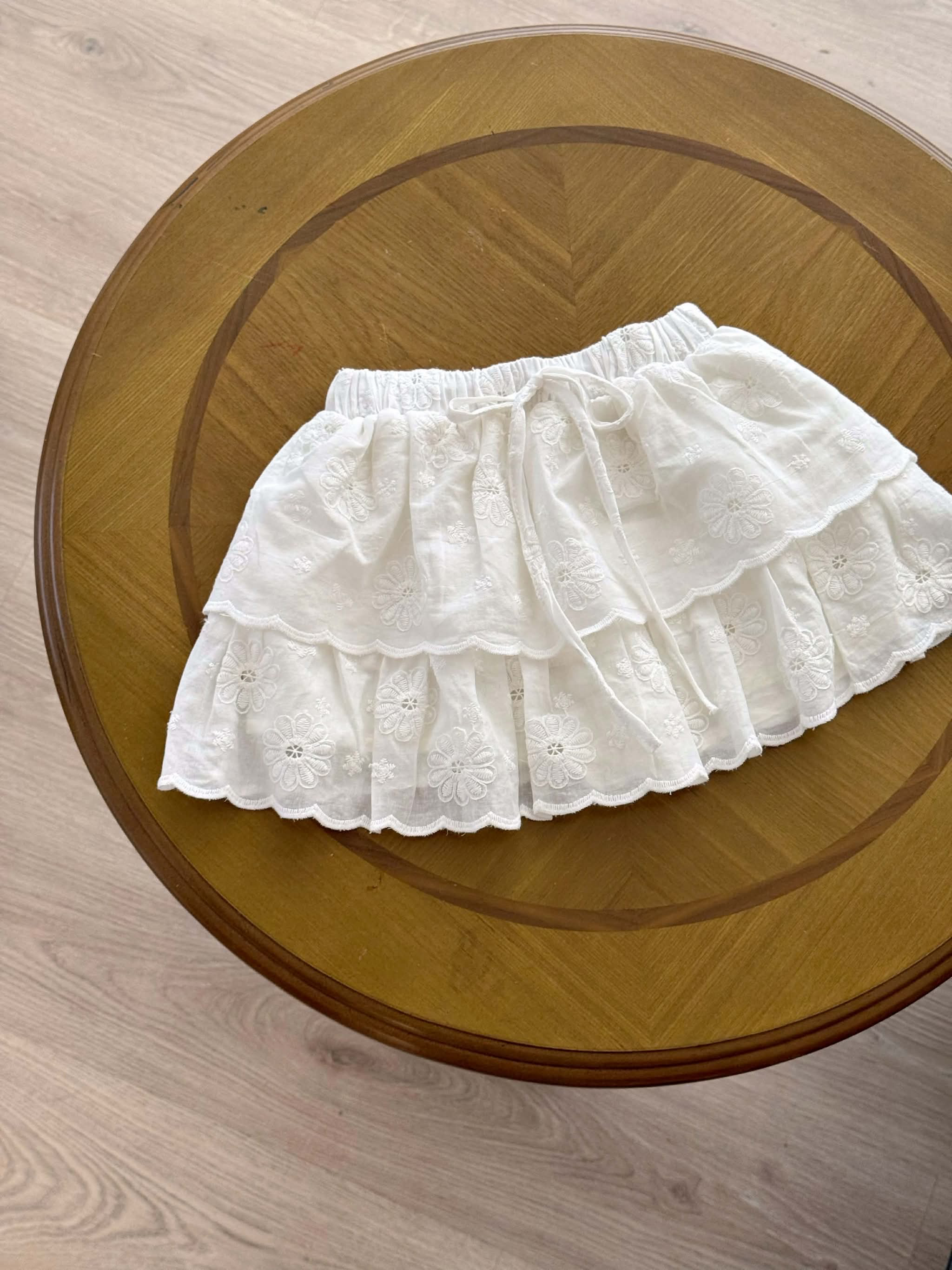 White Flower Skirt