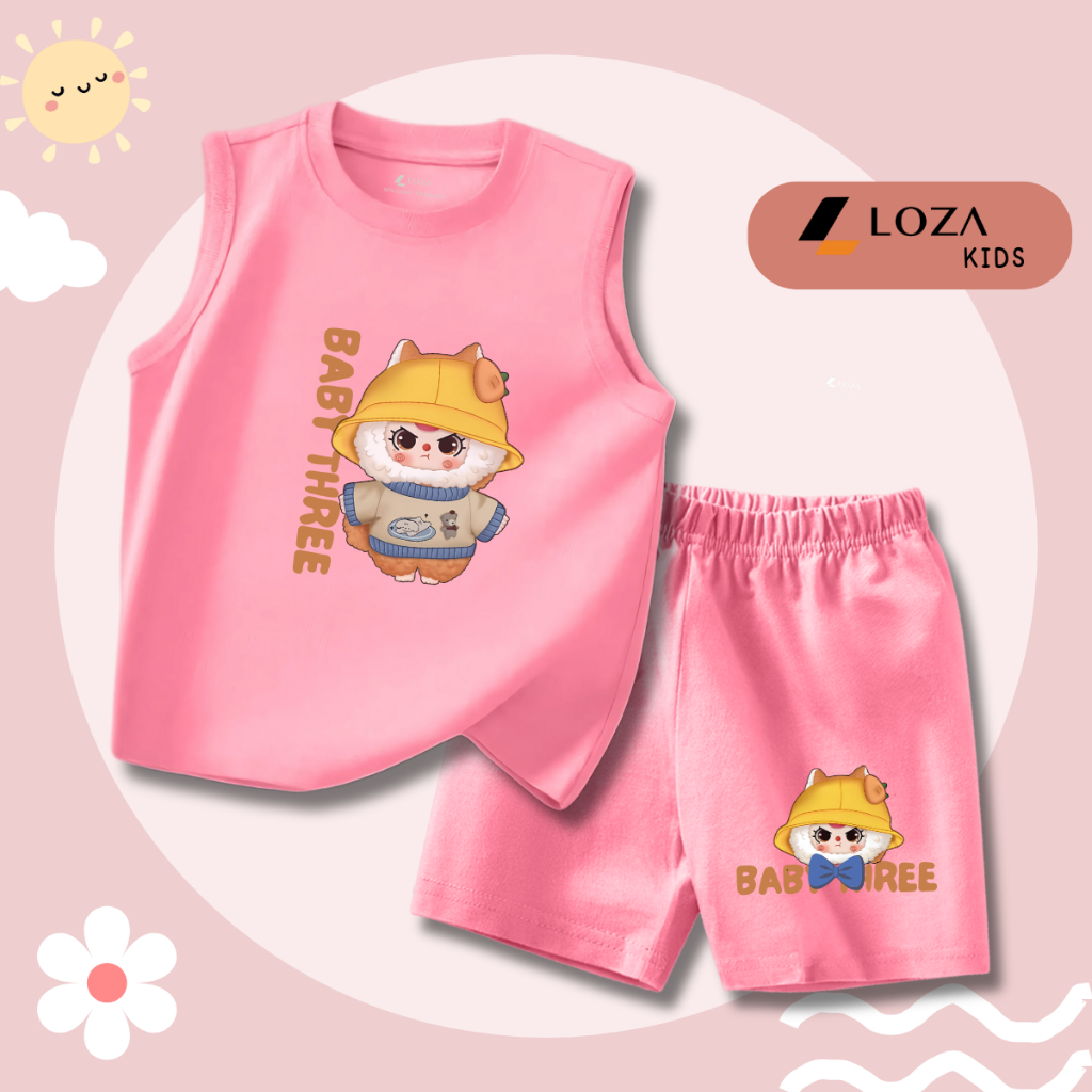 Bộ ba lỗ trẻ em in hình Baby Three - Loza Kids BL237_thumbnail_3