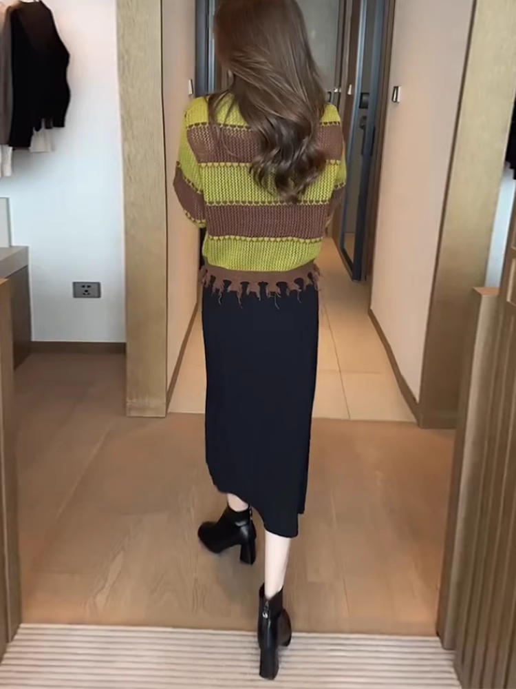 15089-Áo len dệt kim phối hai màu sọc ngang ( len dệt kim)_thumbnail_2