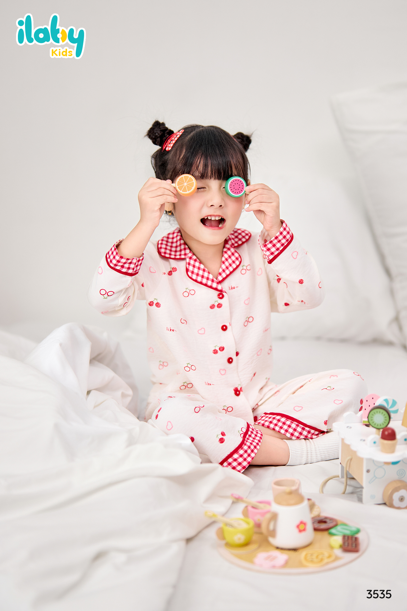 Bộ pyjama họa tiết phối kẻ màu_thumbnail_3