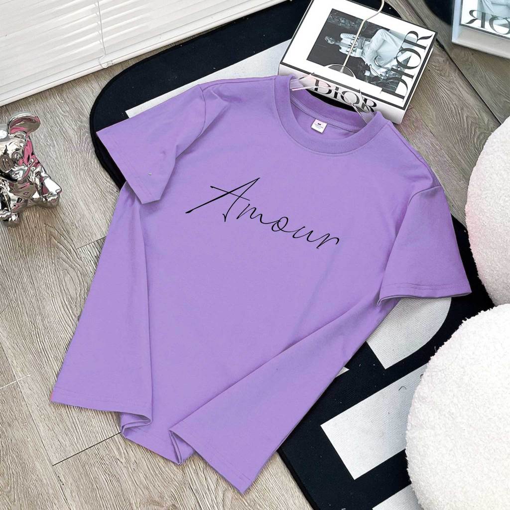 Áo thun nữ form vừa regular ARD551 Miucho Chic cotton cổ tròn in basic_thumbnail_10