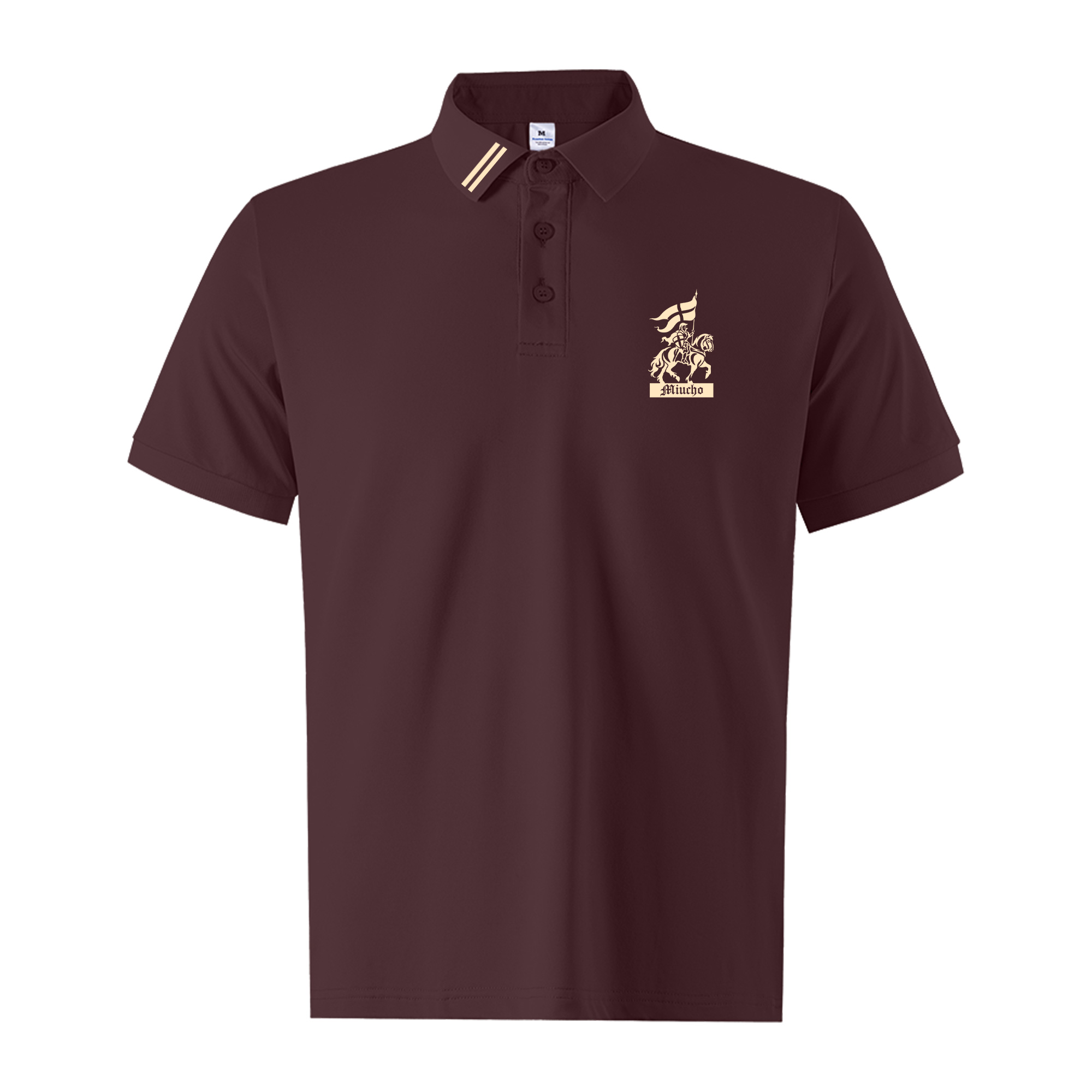 Áo polo nam form vừa regular vải cá sấu đứng form thoáng mát 1836 Miucho Iconic in basic_thumbnail_13