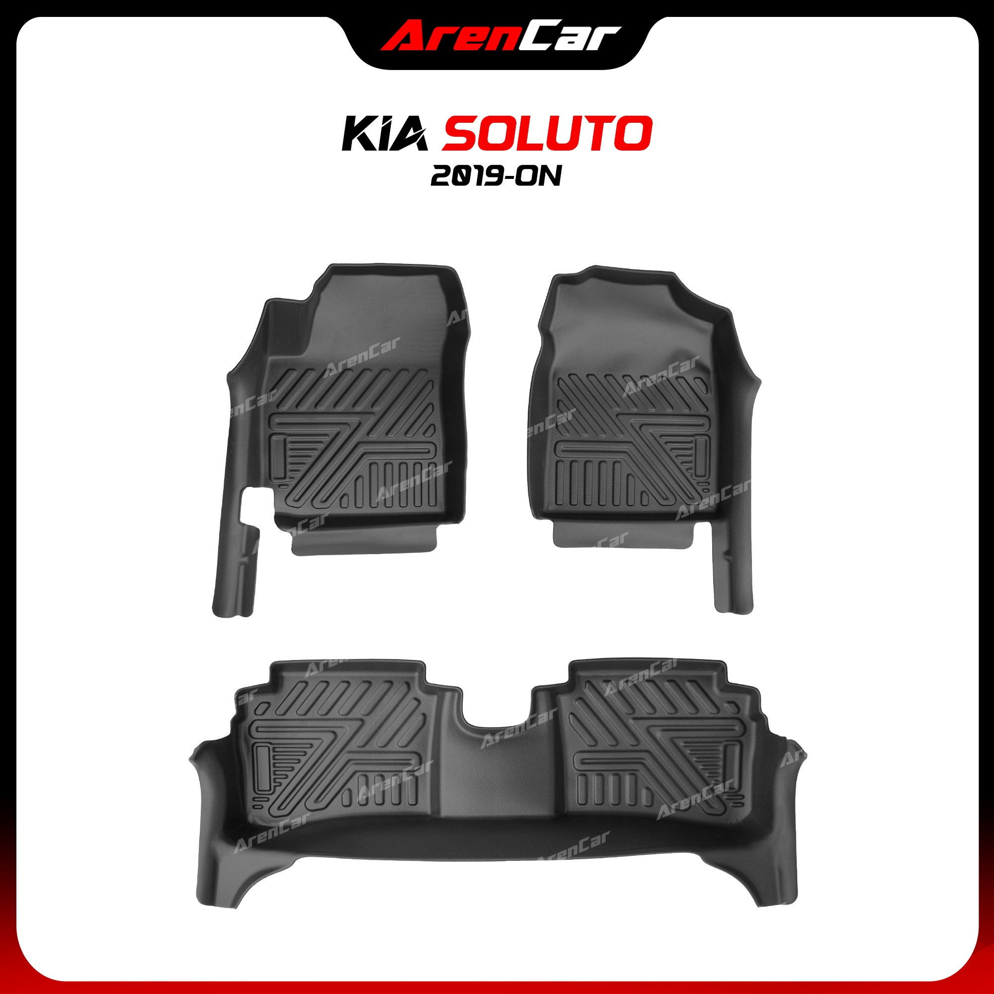 Thảm Lót Sàn Ô Tô TPE Nhựa Đúc Kia Soluto