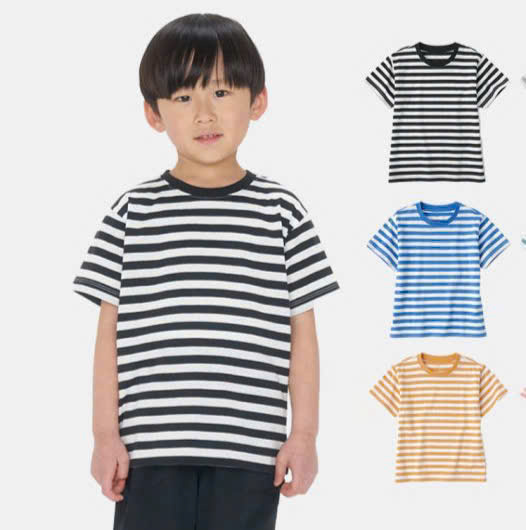 Set 3 áo sọc bé Cotton-Q ( NGẪU NHIÊN - Mua từ 2set sẽ trùng màu )_thumbnail_8