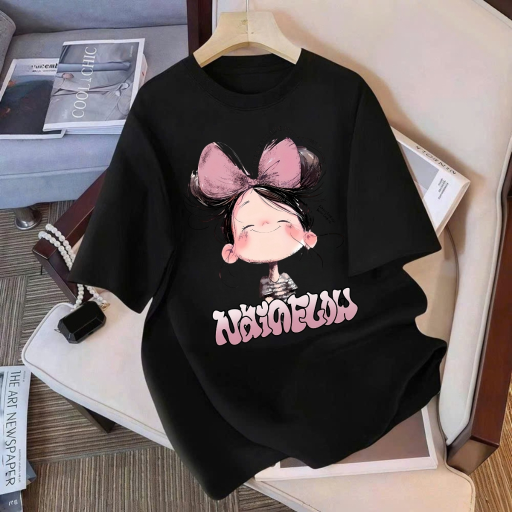 Áo thun hot trend hình cô gái tóc xù local brand We Tee dáng oversize rộng nhiều mẫu - WE TEE T025_thumbnail_5