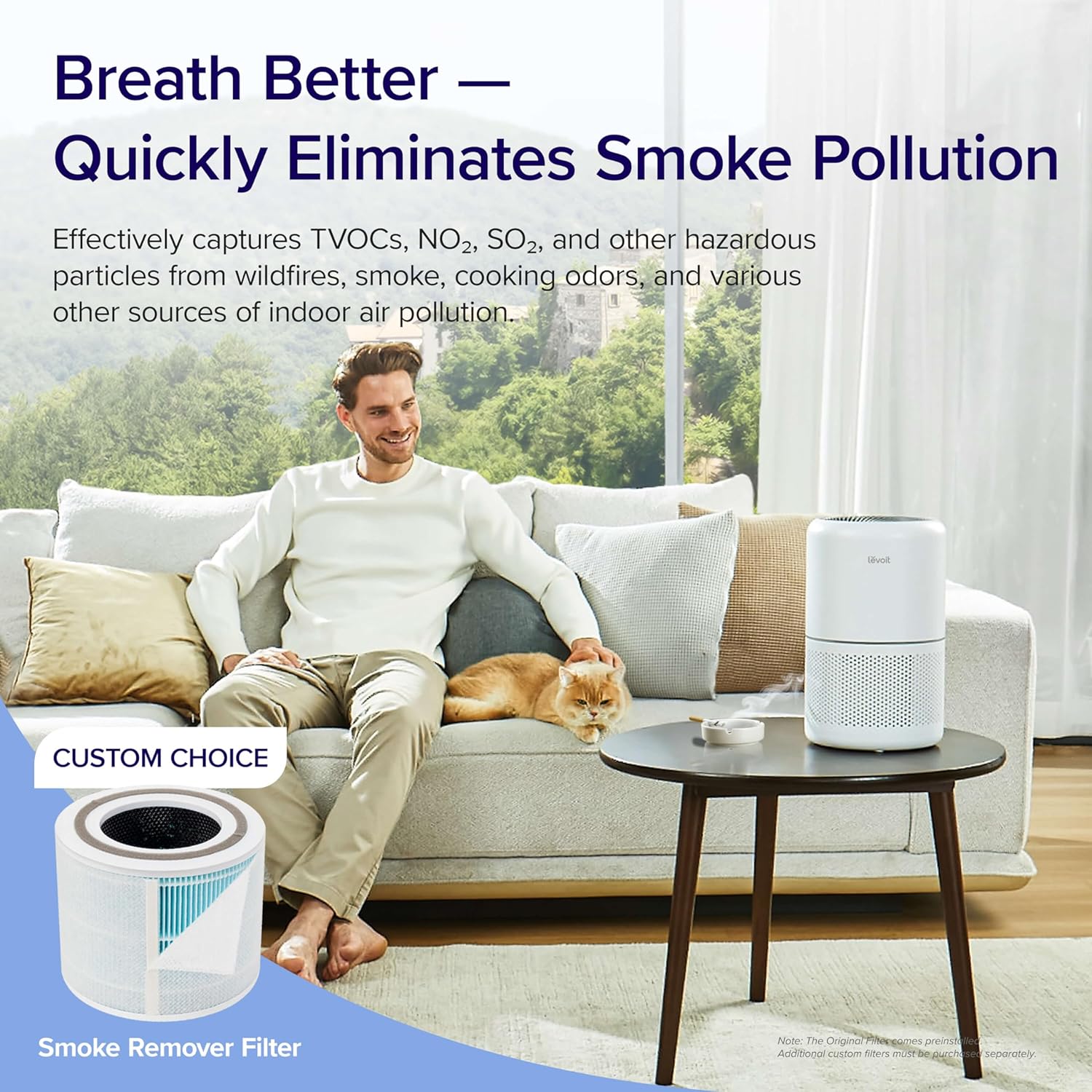 40m2 | Levoit Core 300 Air Purifier _thumbnail_5