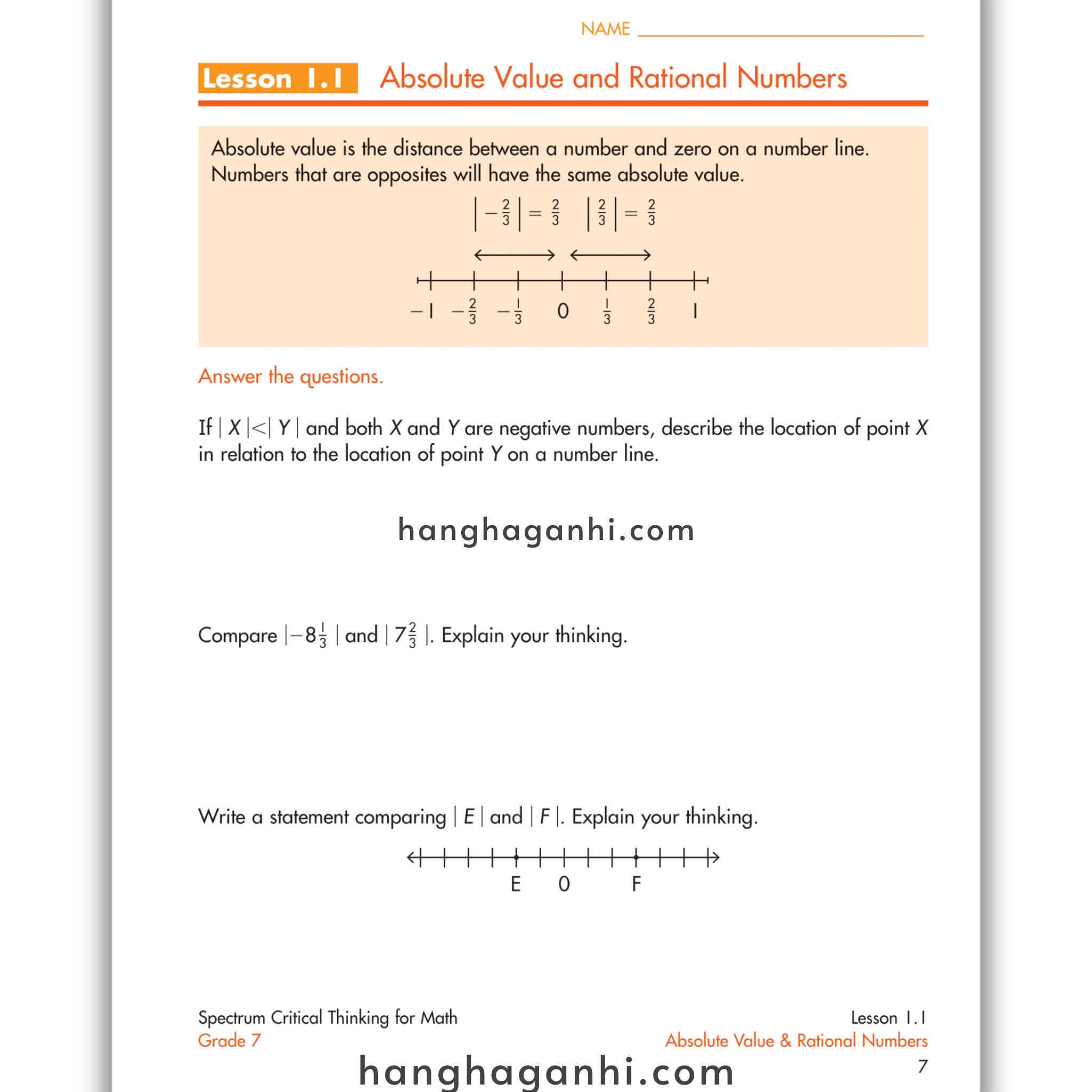 Sách Spectrum Critical Thinking for Math Workbook Grade 7_thumbnail_1