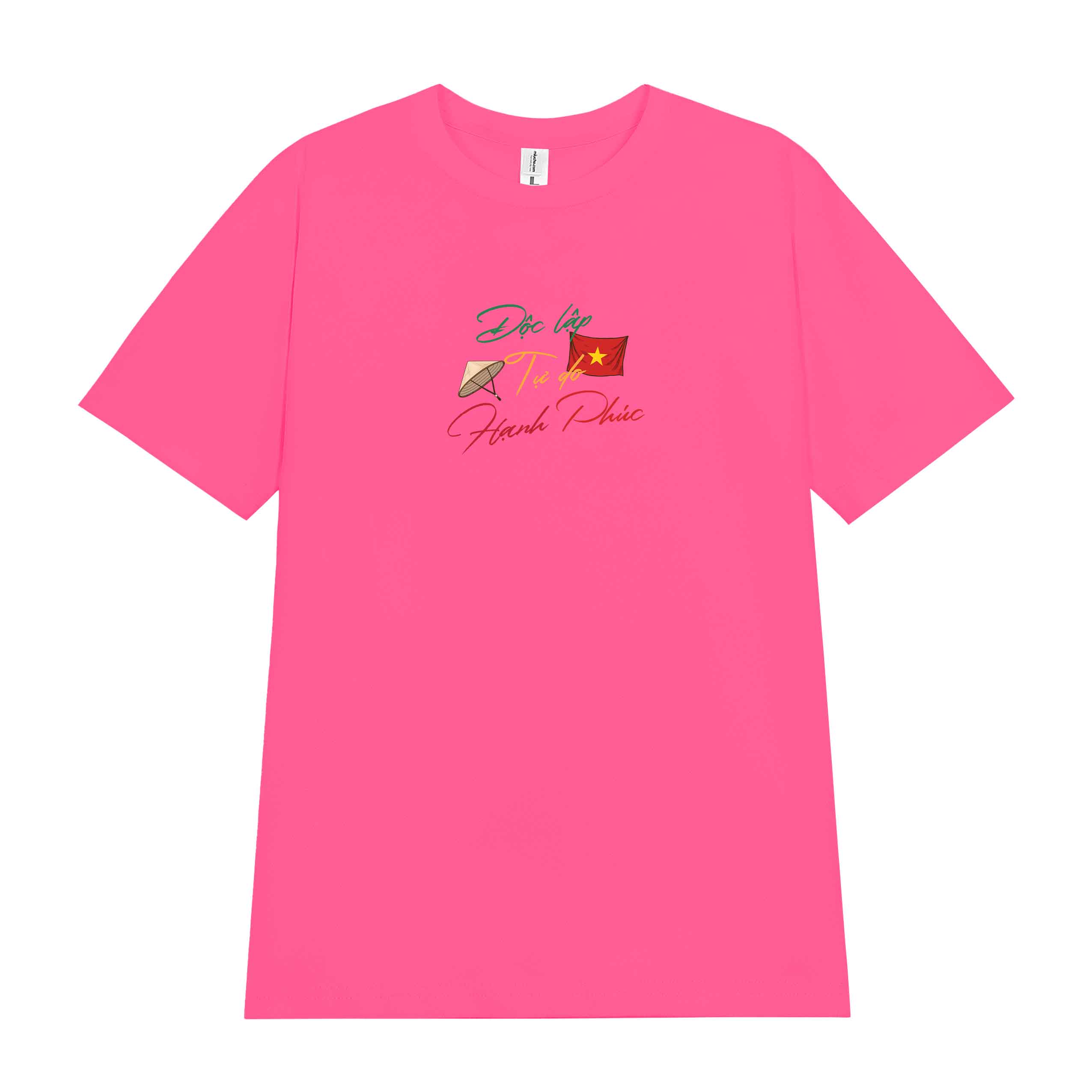 Áo thun Việt Nam tôi yêu form vừa 2136 Miucho Chic vải cotton thoáng mát co giãn cổ tròn in mix_thumbnail_10