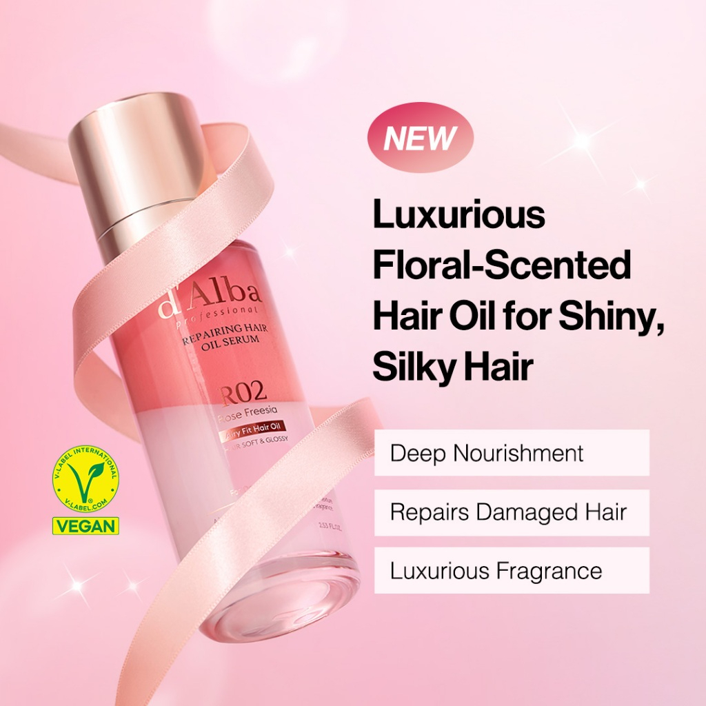 D'alba Professional Repairing  Hair Oil Serum 75ml_thumbnail_6