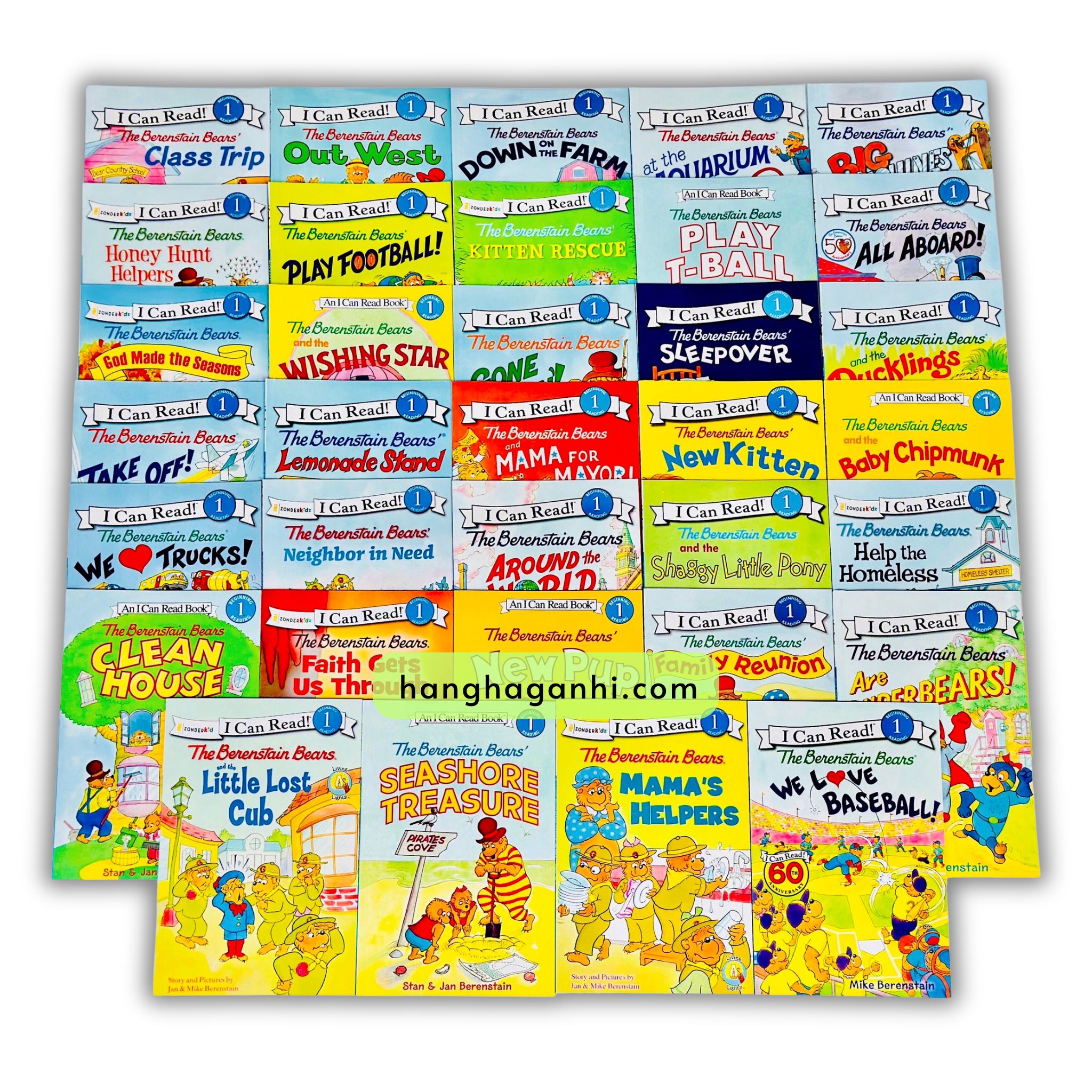 I can read bộ 34 cuốn - berenstain bears - Sách nhập