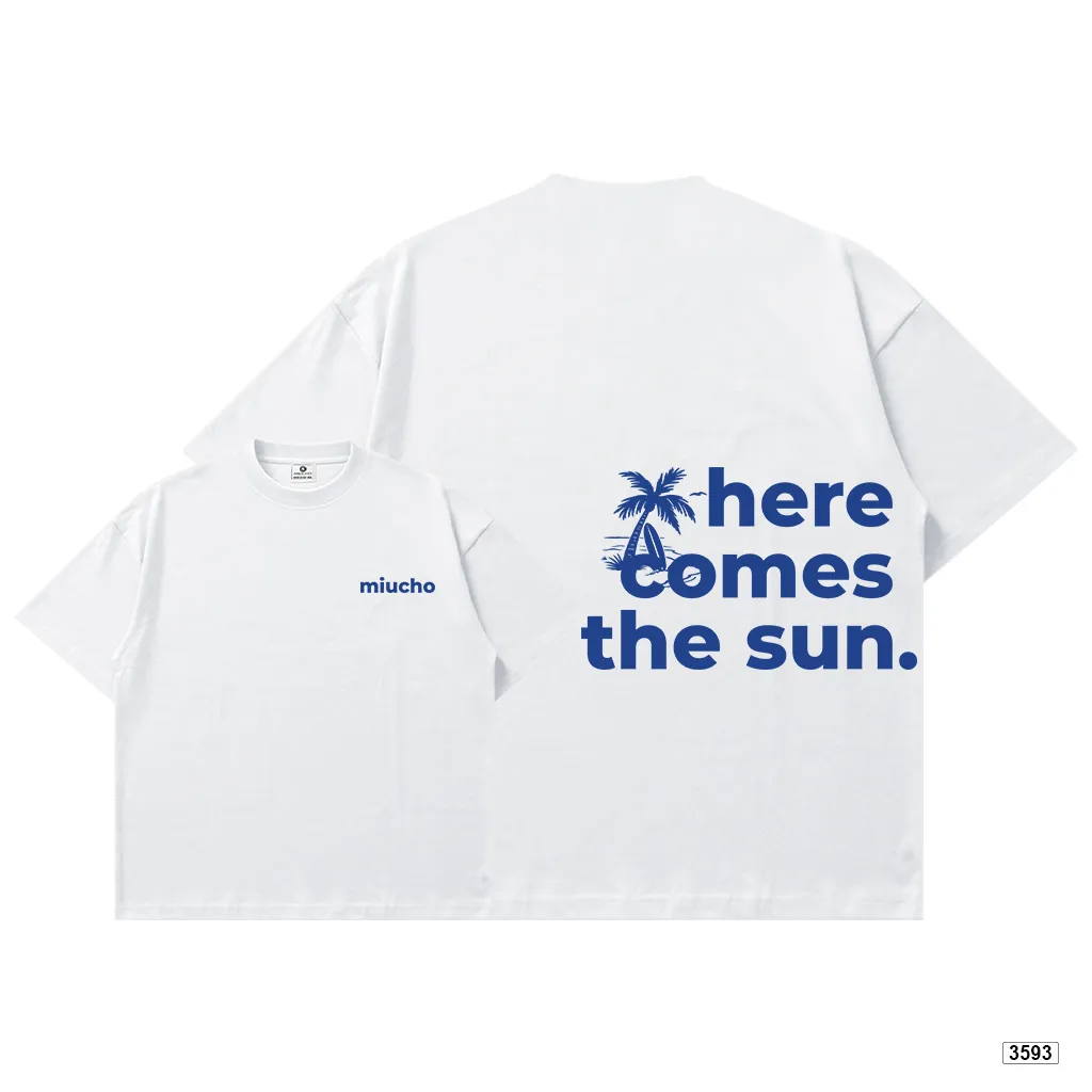 Áo thun boxy nam nữ Here Comes The Sun Miucho 3593_thumbnail_9