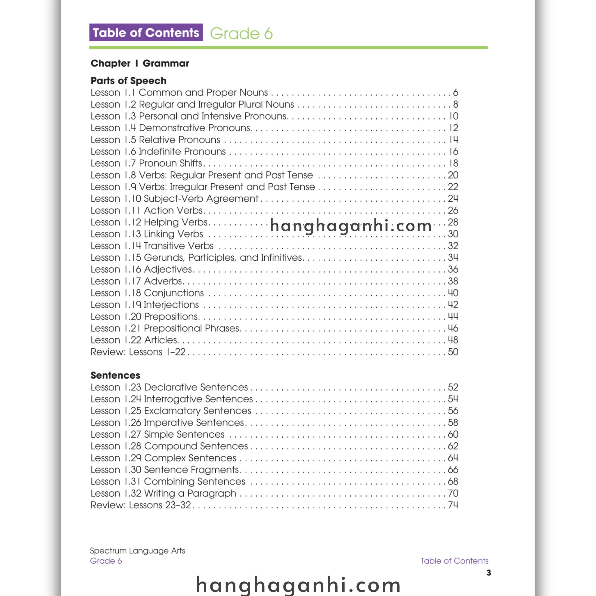 Sách Spectrum Language Arts Workbook Grade 6_thumbnail_12