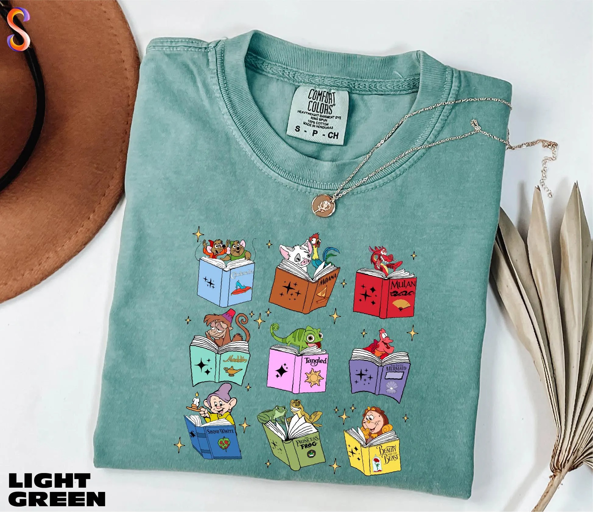 Fairytale Friends Book Club Tee • Cozy Reader Aesthetic