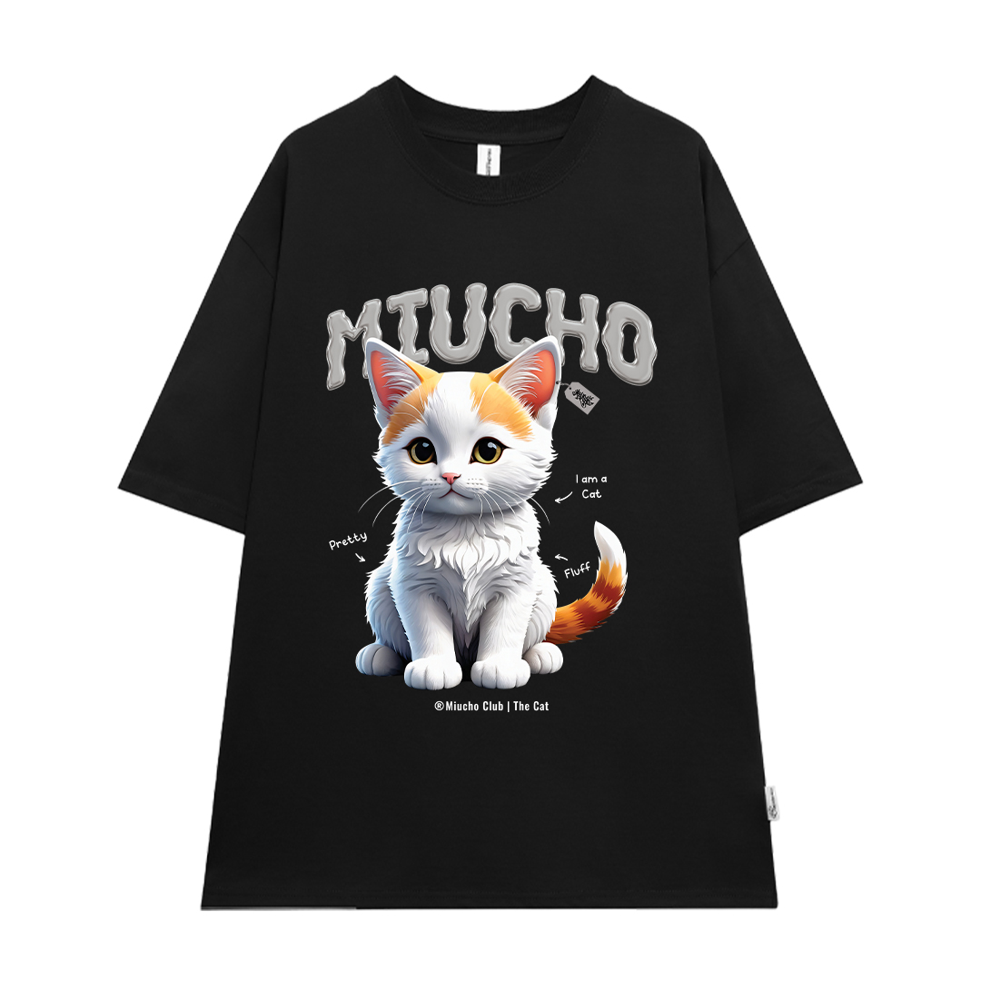 Áo thun form rộng 12 con giáp tuổi Mão ATD1244 Miucho tay ngắn cổ tròn in mix_thumbnail_13