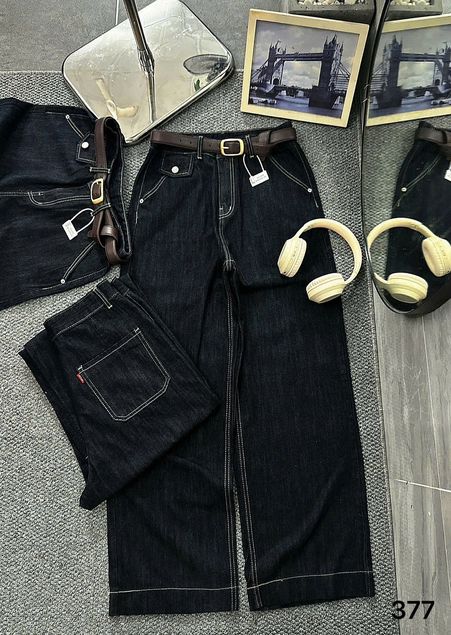 Quần suông túi kiểu bigsize QJ377 dành cho nàng mũm mĩm từ 55-90kg_thumbnail_7