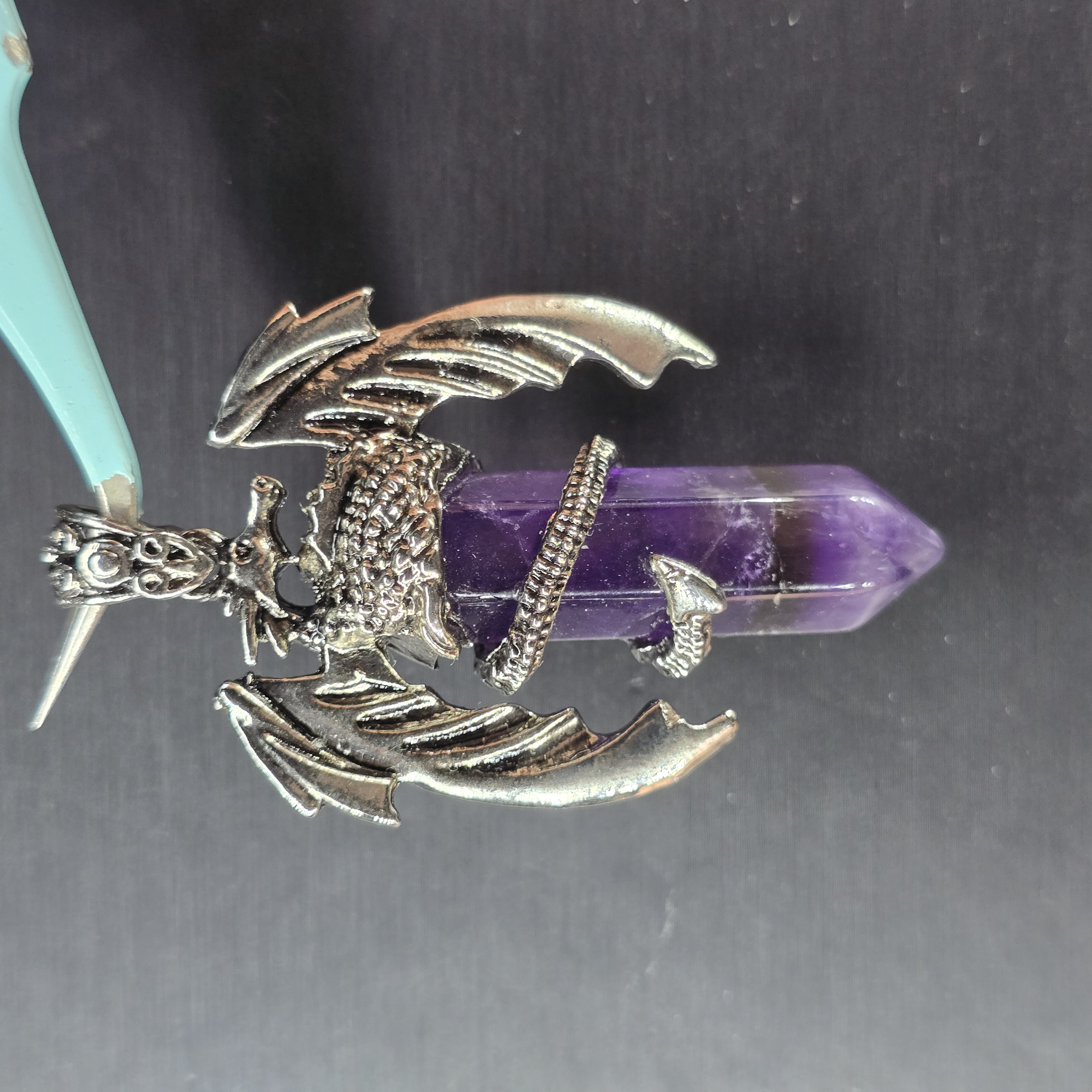 Con Lắc Cảm Xạ Pendulum Đá Tự Nhiên Hình Rồng_thumbnail_2