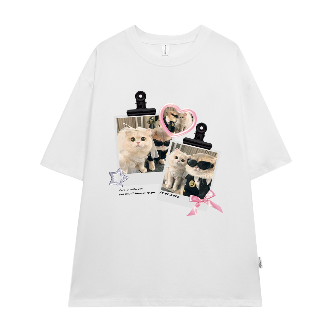 Áo thun cặp nam nữ form rộng 1946 Miucho cổ tròn vải 4c cotton 220gsm thoáng mát in mix_thumbnail_14