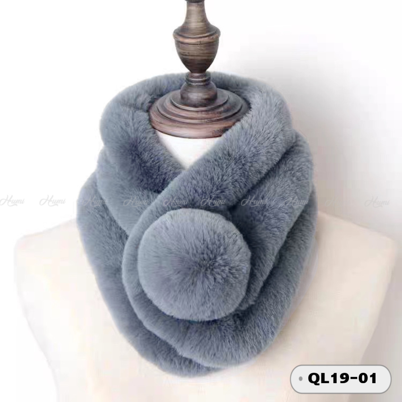 KHĂN QUẤN LÔNG (QL19-01 Xám)