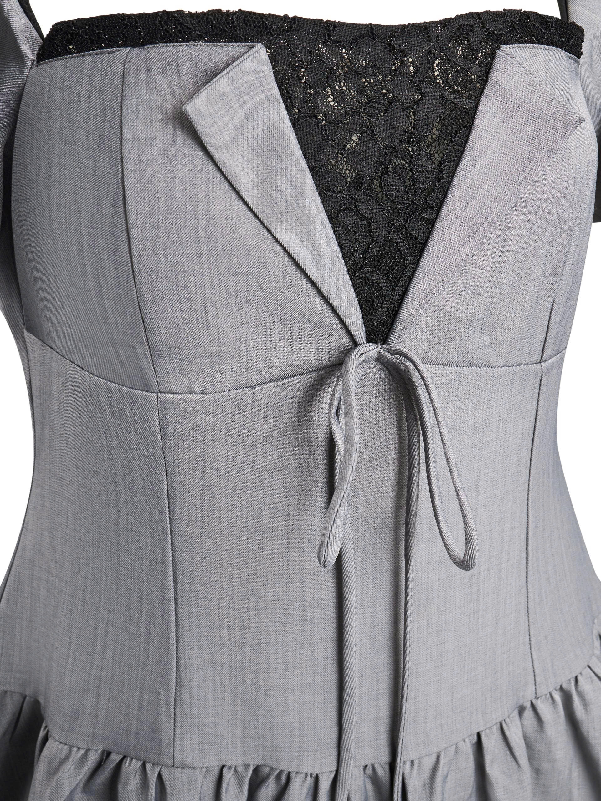 Đầm phồng tùng bí phối ren ngực bigsize DA170 dành cho nàng béo mập từ 55-95kg_thumbnail_6