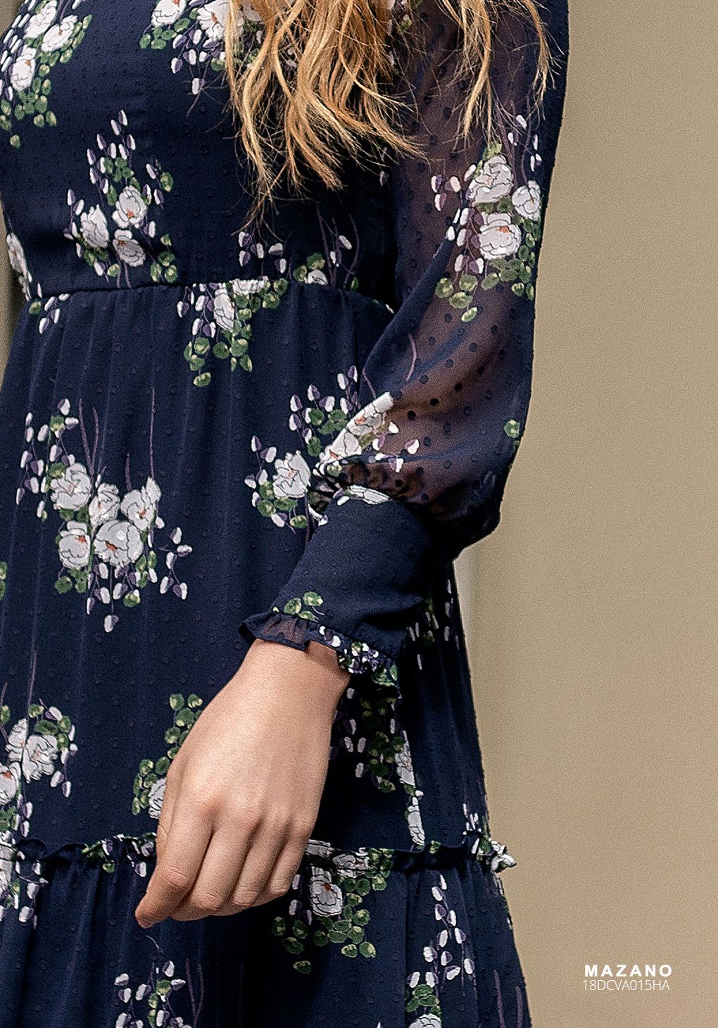 Váy hoa xanh dài nhún bèo_thumbnail_4