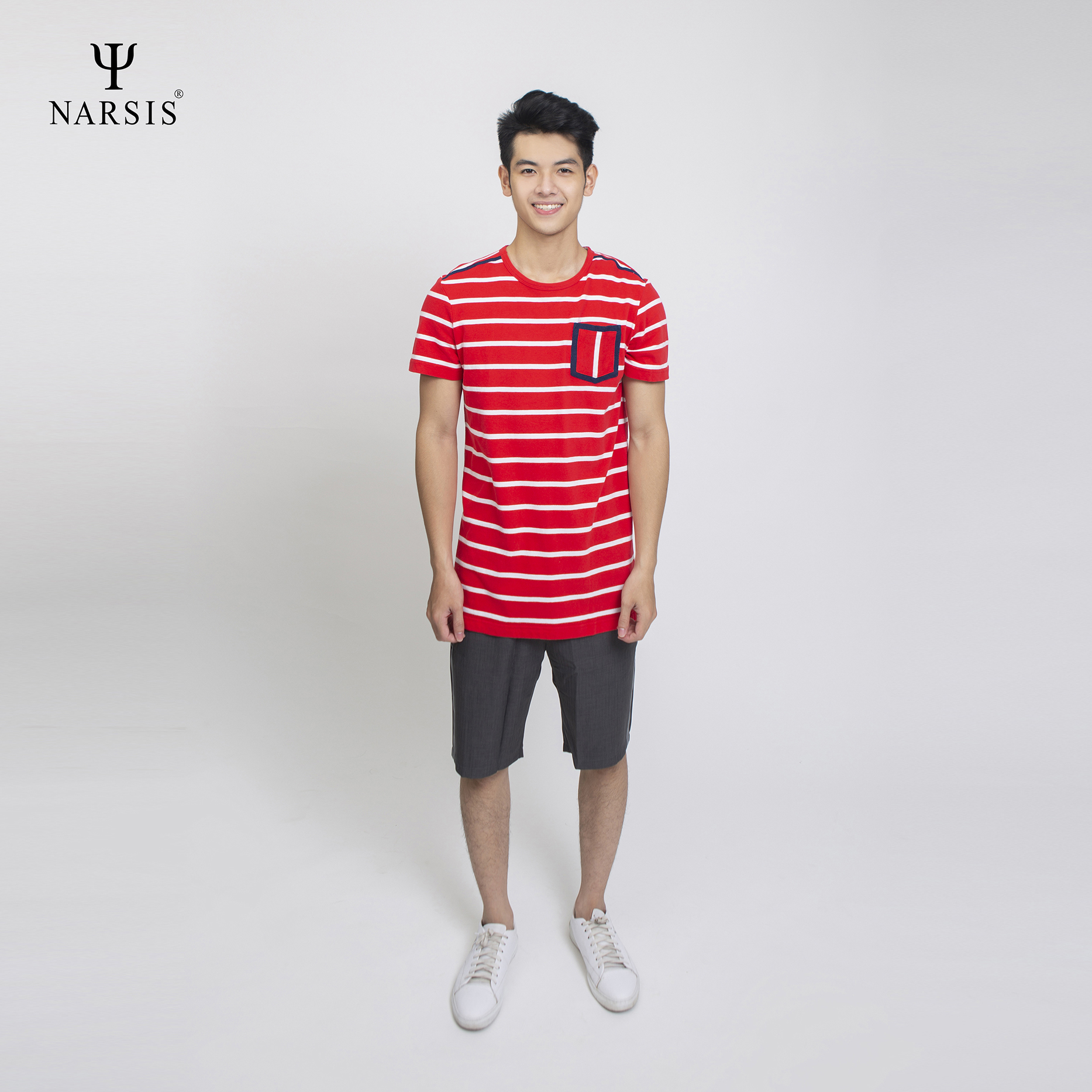 ÁO PHÔNG NAM D6025 NARSIS CHẤT LIỆU THOÁNG MÁT, DỄ CHỊU, THOẢI MÁI CẢ NGÀY, DỄ VẬN ĐỘNG