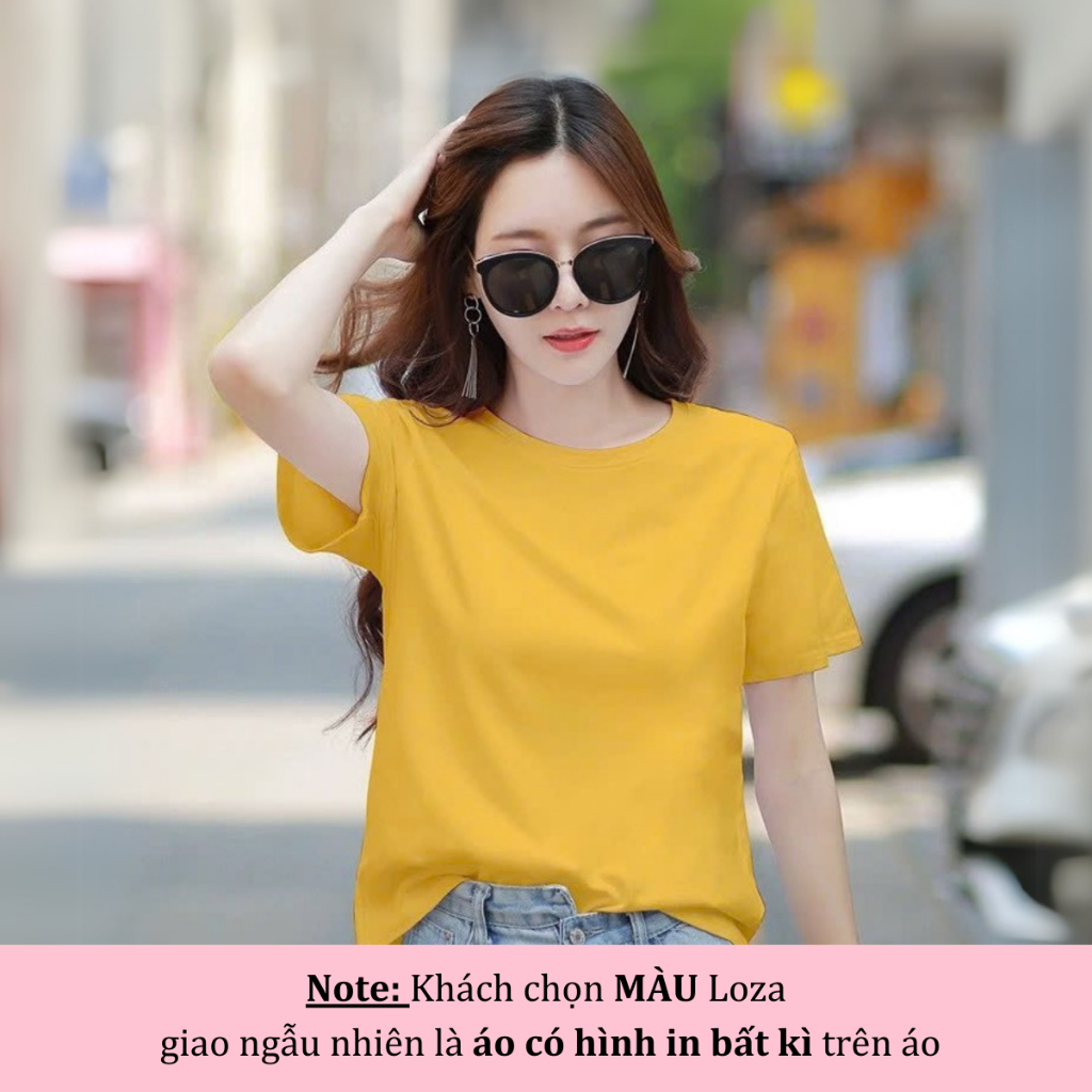 [Form Rộng] Áo phông nữ form rộng lẻ size mẫu lộn xộn - Giao hình ngẫu nhiên - Áo thun nữ Loza XA018_thumbnail_4