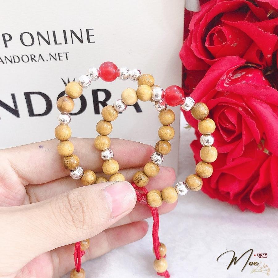 B53 - Vòng dâu mix đá phong thủy