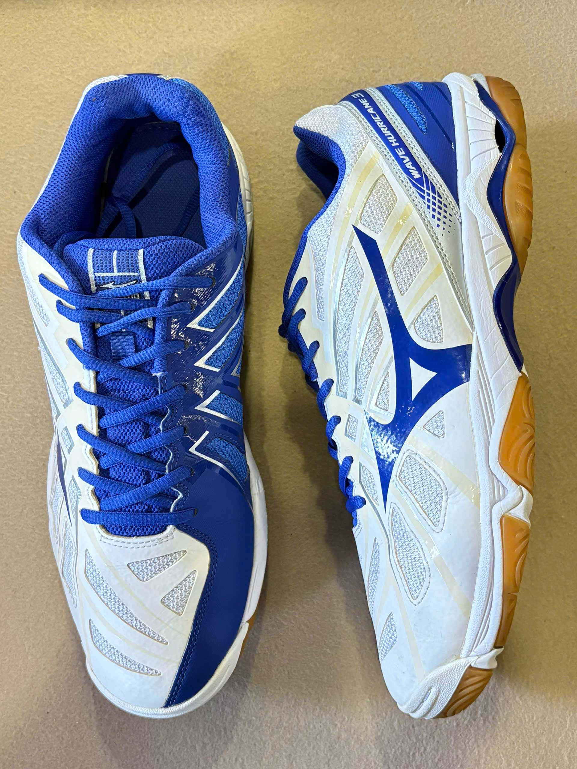 Mizuno Wave Hurricane 3 Volleyball Shoes V1GB174022 - White/Blue_thumbnail_2