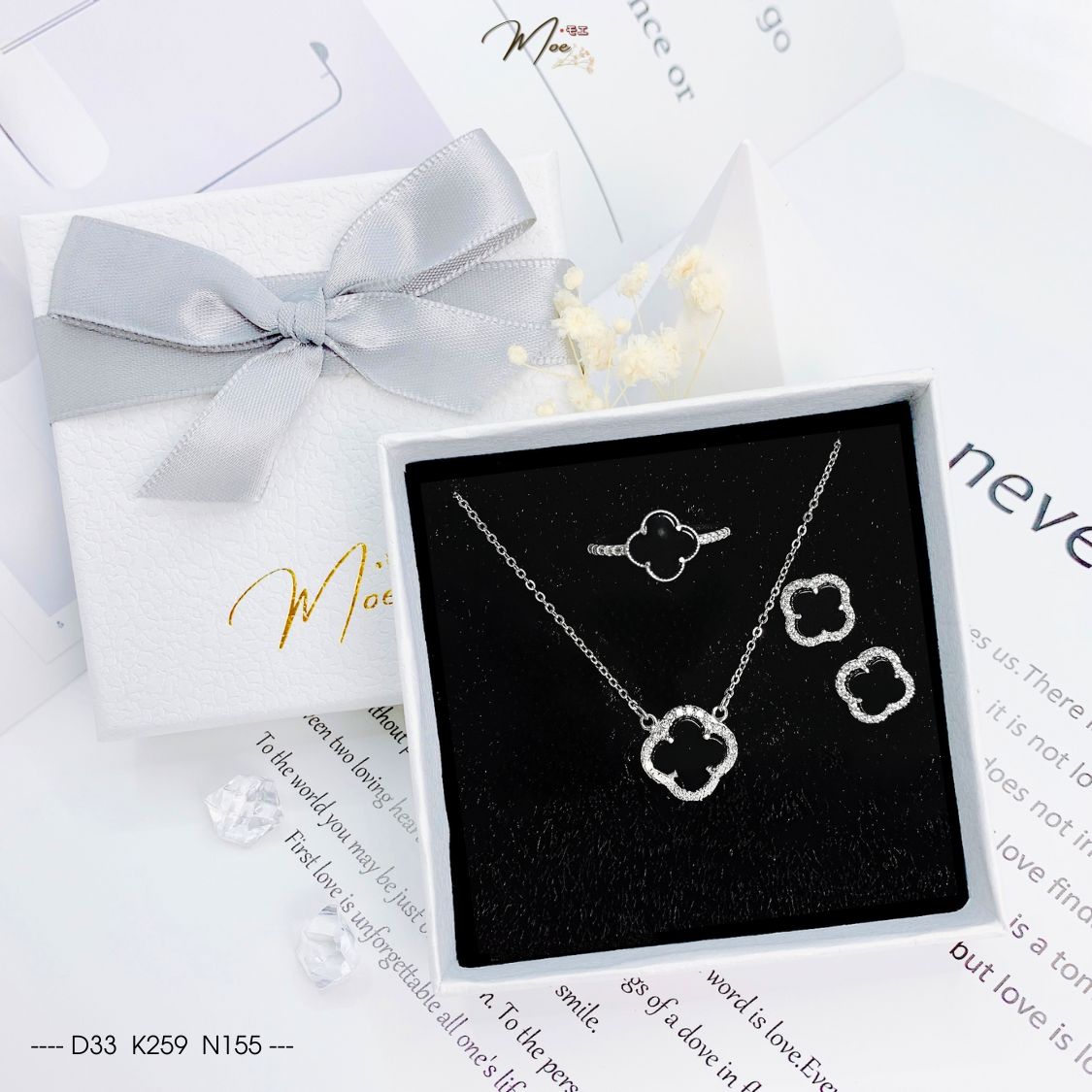 C65 - Combo Cỏ 4 lá đen