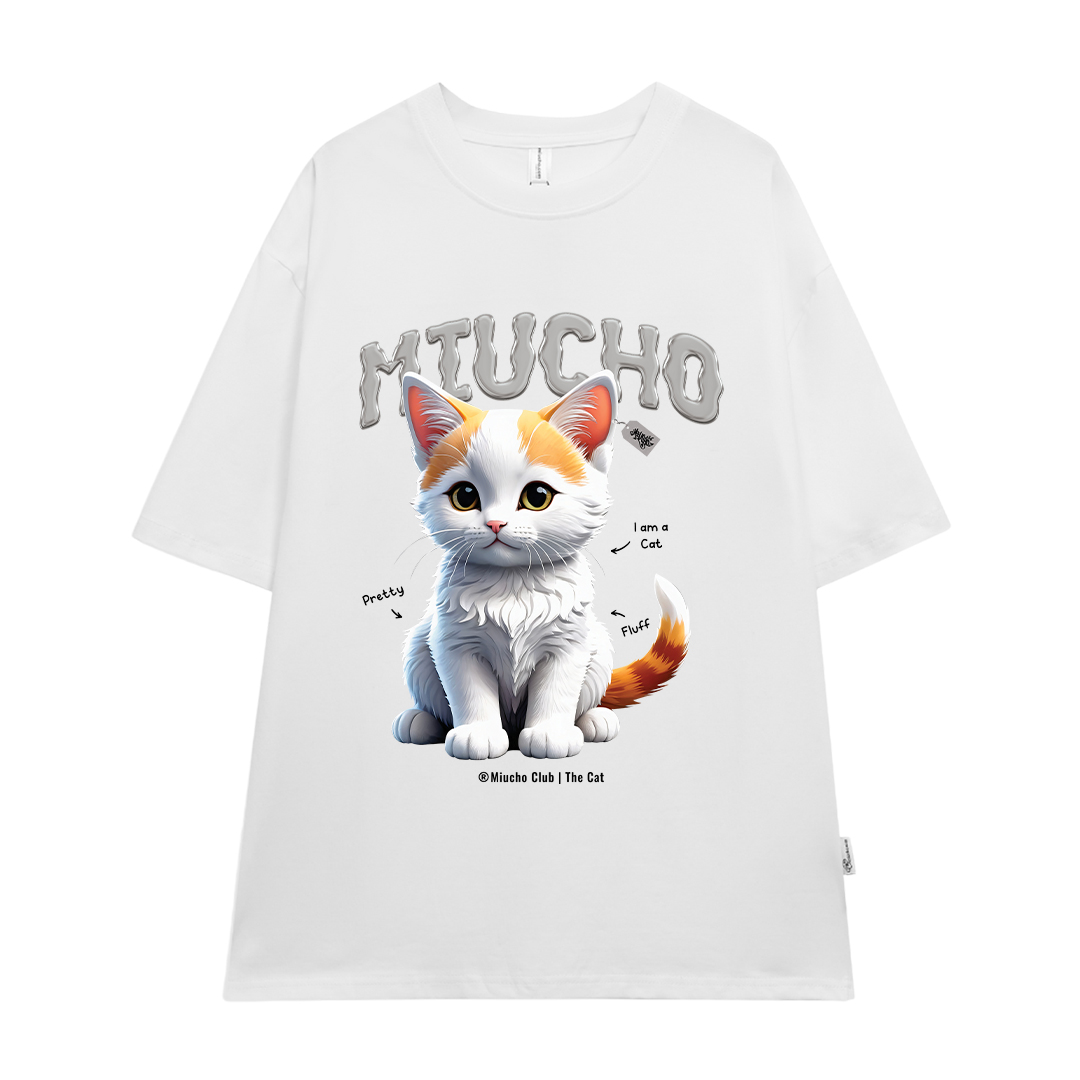 Áo thun form rộng 12 con giáp tuổi Mão ATD1244 Miucho tay ngắn cổ tròn in mix_thumbnail_0