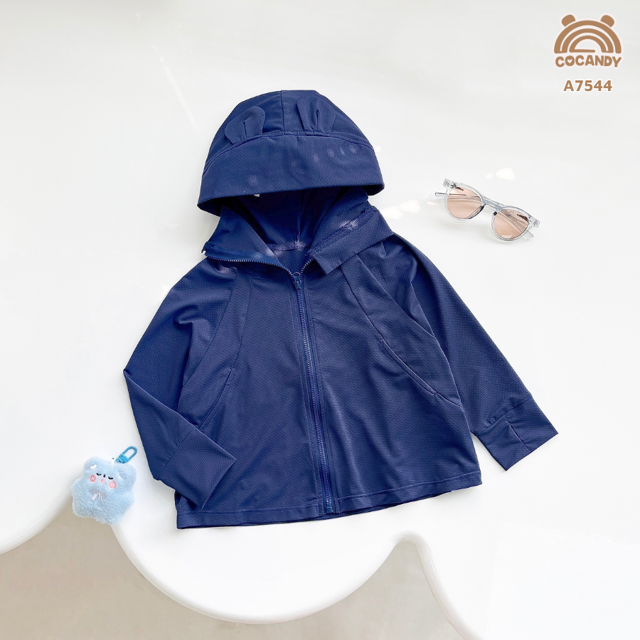 Áo Dia- Cool XANH NAVY tai gấu