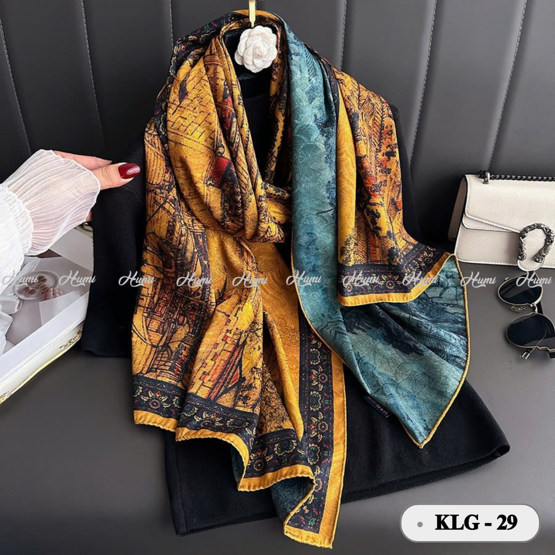 KHĂN LỤA GẤM CAO CẤP (KLG-29)