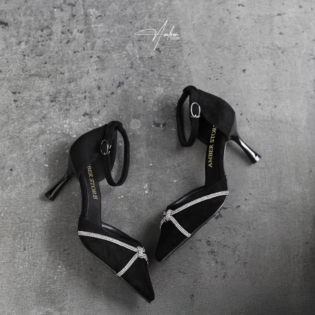 Giày Cao Gót Nữ Bít Mũi Quai Nơ Đính Đá – CG14_thumbnail_6