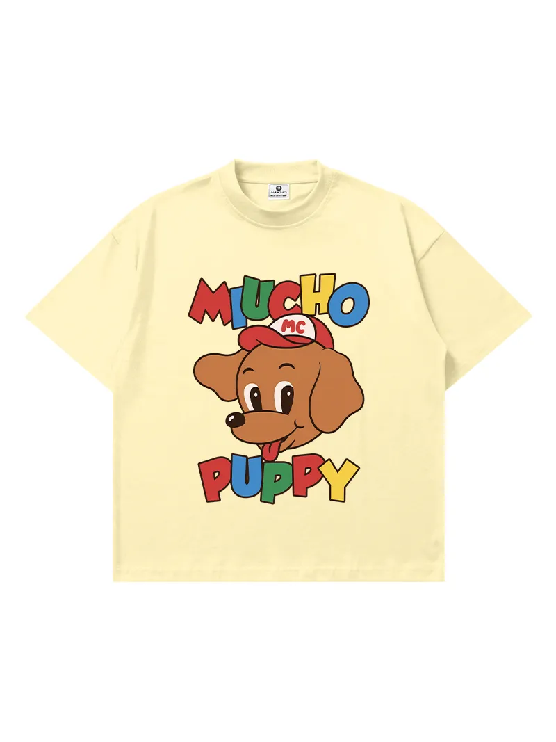 Áo thun boxy nam nữ nhiều màu Miucho Puppy 3191_thumbnail_6