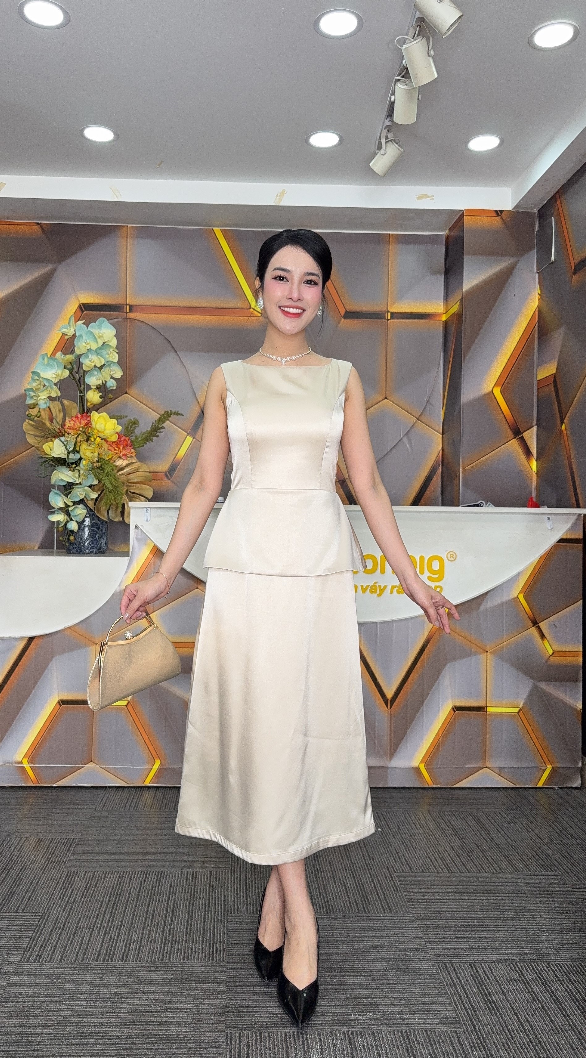 Đầm peplum - Y1936 - Thương hiệu Zonbig_thumbnail_4