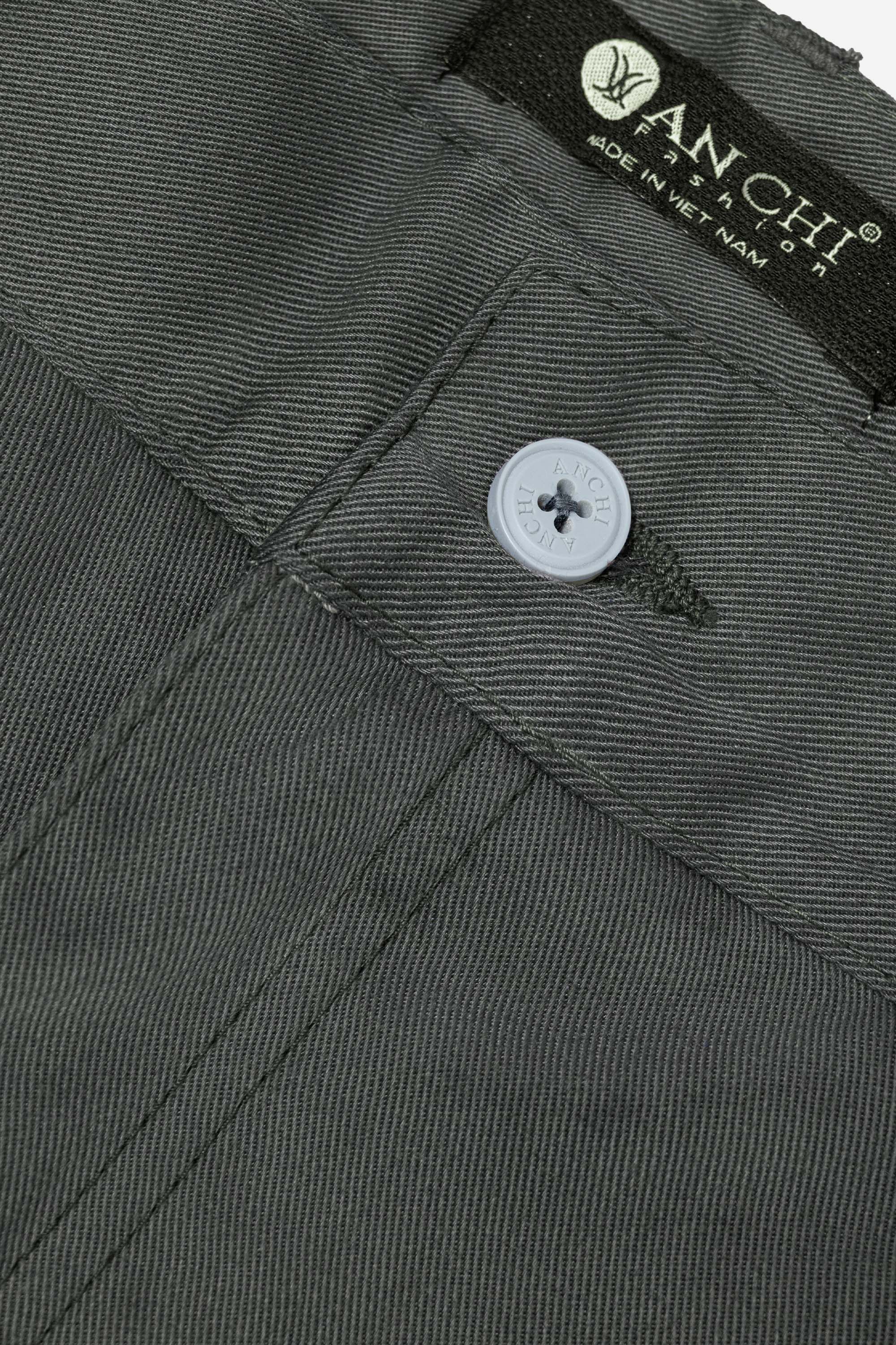 Quần Soọc Kaki 2 Li Nam Trung Niên ANCHI Dáng Suông Dài Qua Gối Màu Đen_thumbnail_34