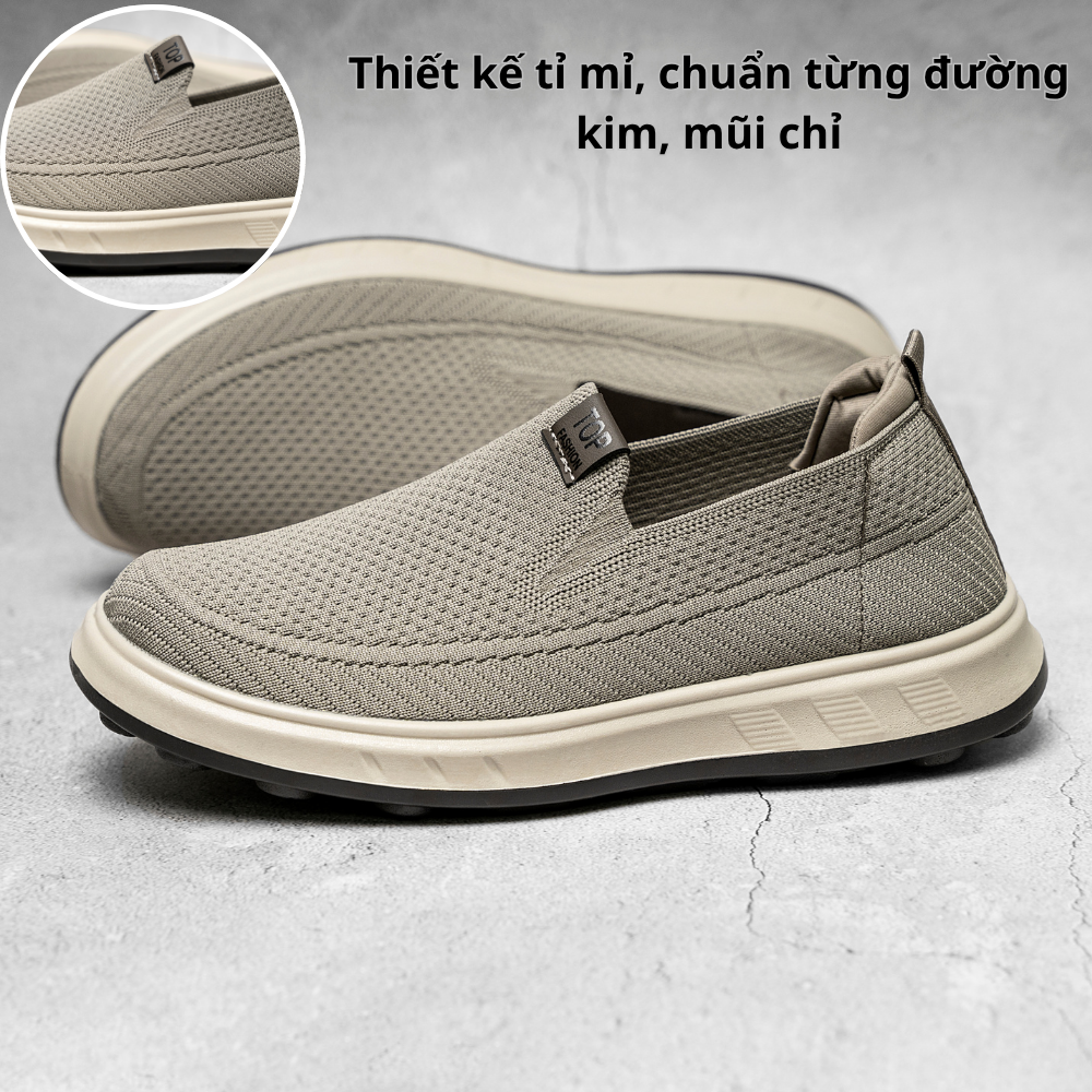 Giày lười nam Slip-on CS308