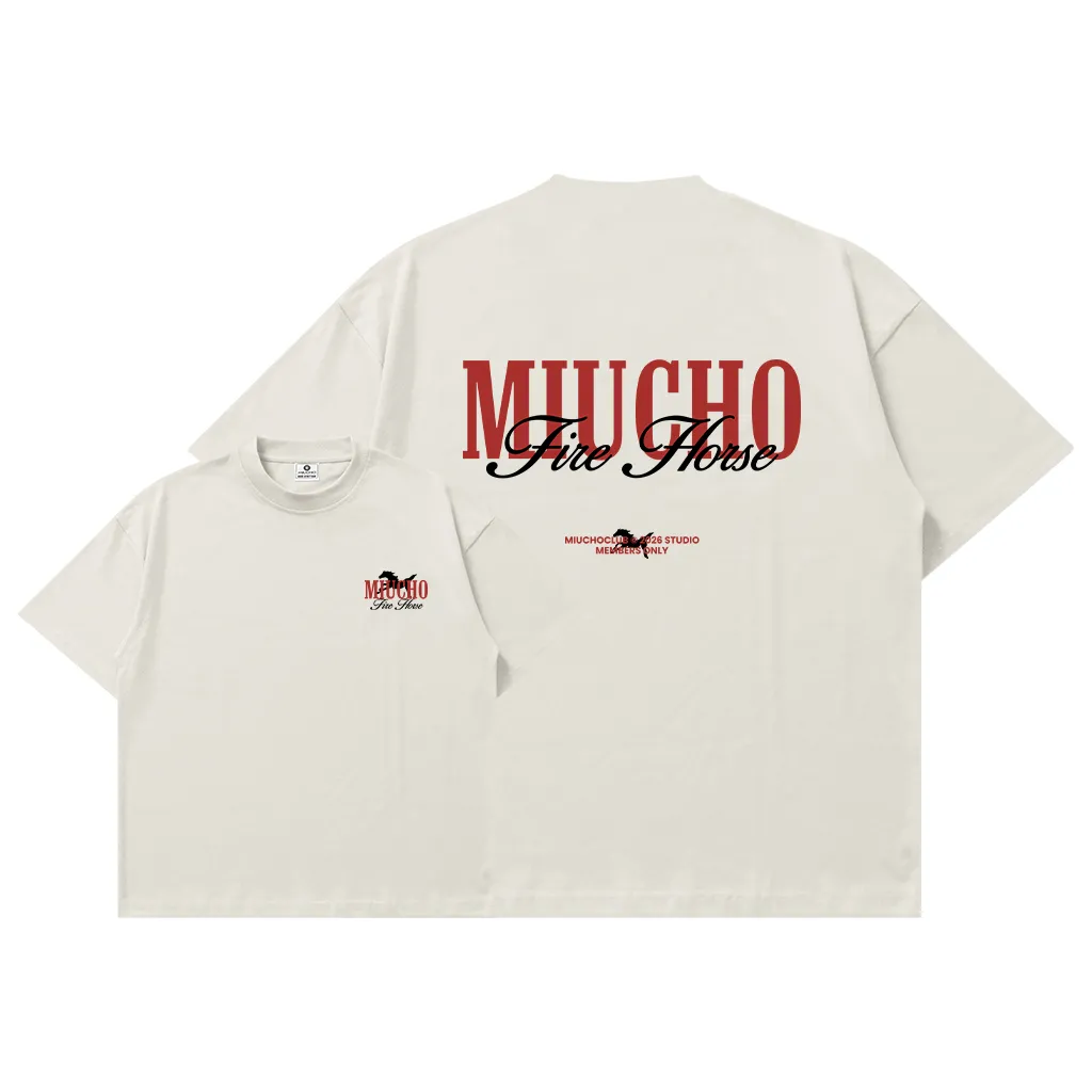 Áo thun Tết Bính Ngọ boxy Miucho thoáng mát dày dặn đứng form basic in mix 3000_thumbnail_8