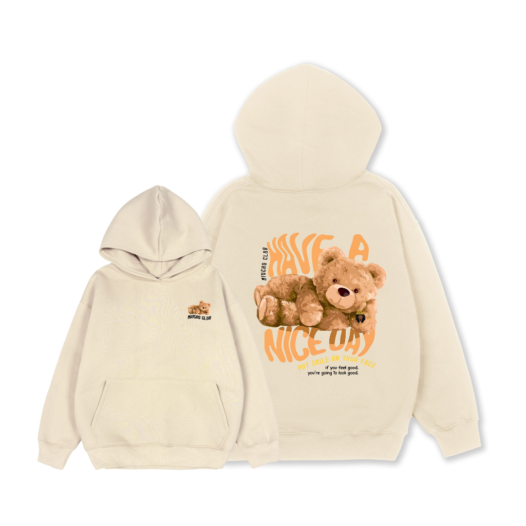 Áo hoodie unisex form rộng HDD499 Miucho chân cua in mix_thumbnail_5