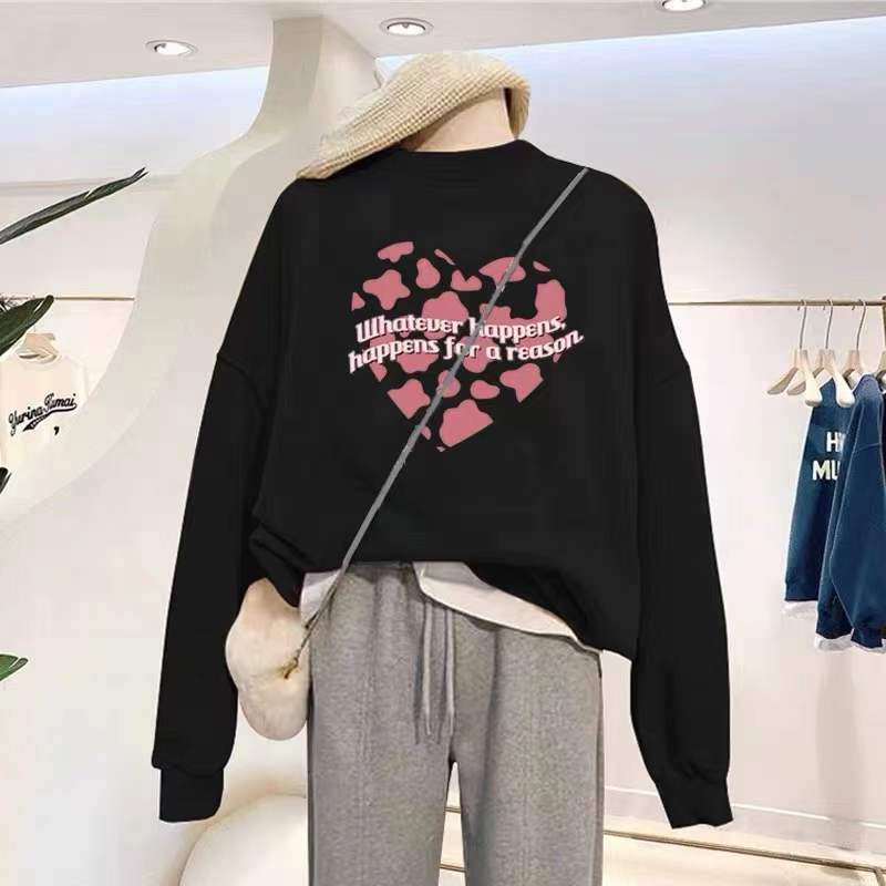 [Form Rộng] Áo sweater nữ màu đen in hình nhiều mẫu - Loza G0115_thumbnail_7